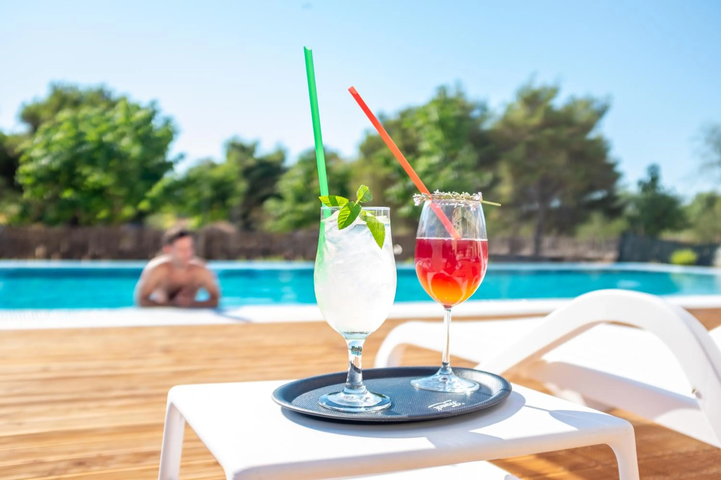 Swimming pool in Hotel Vrata Krke