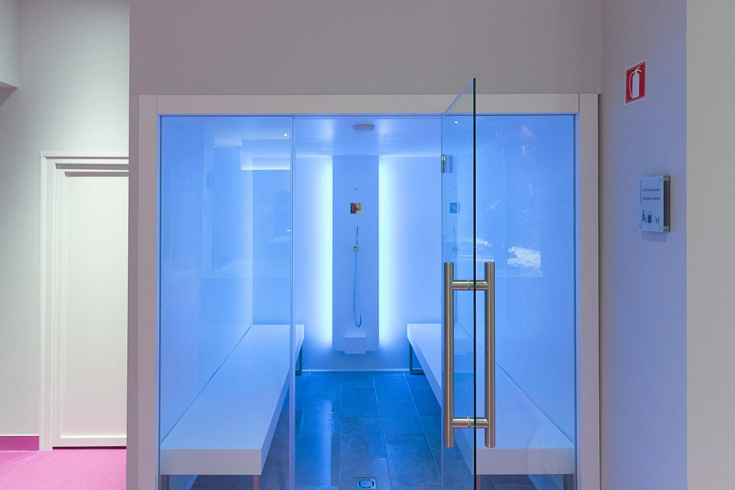 Steam room in Wellness Hotel Villa Magdalena