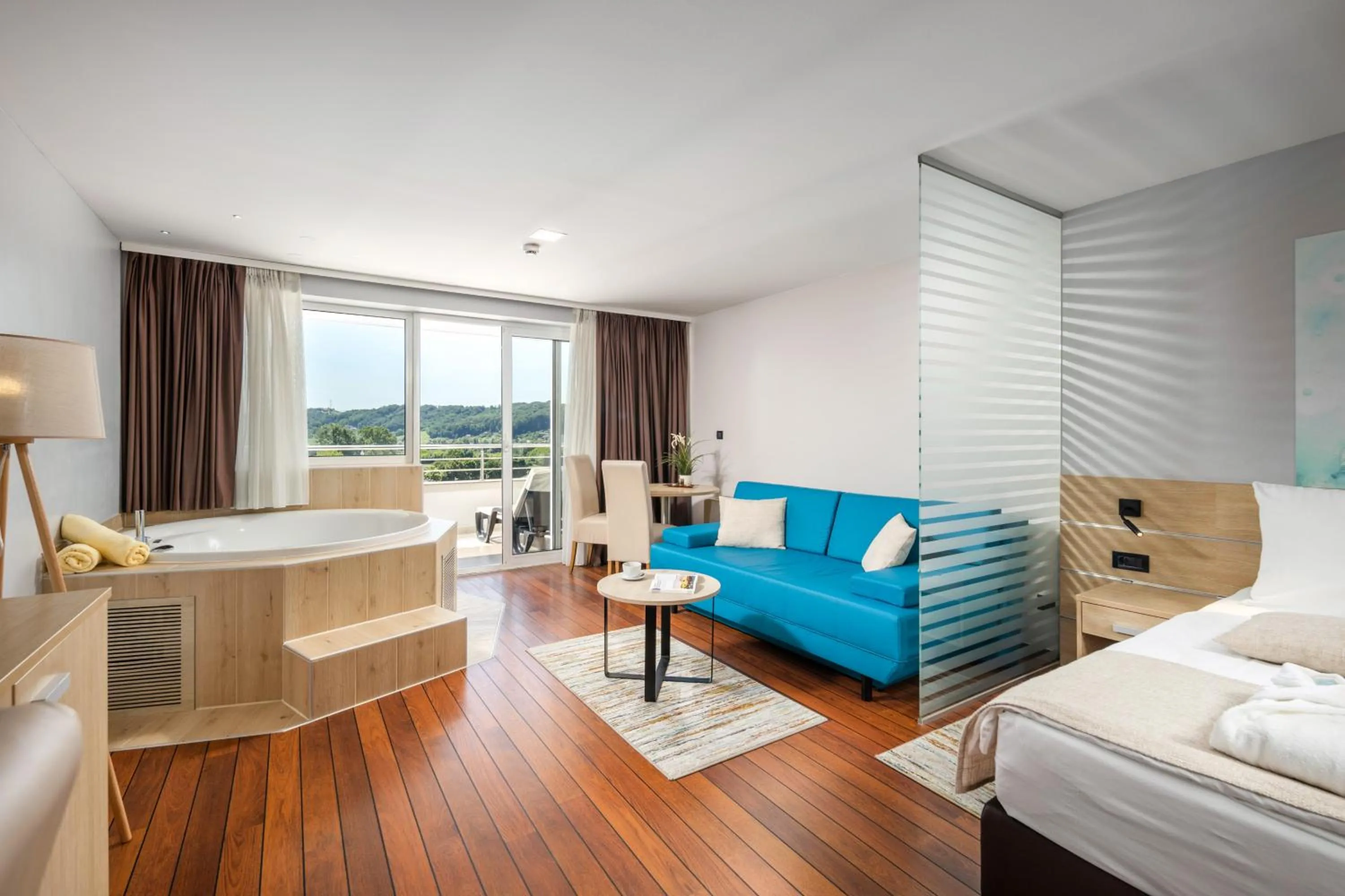 Bed in Wellness Hotel Villa Magdalena