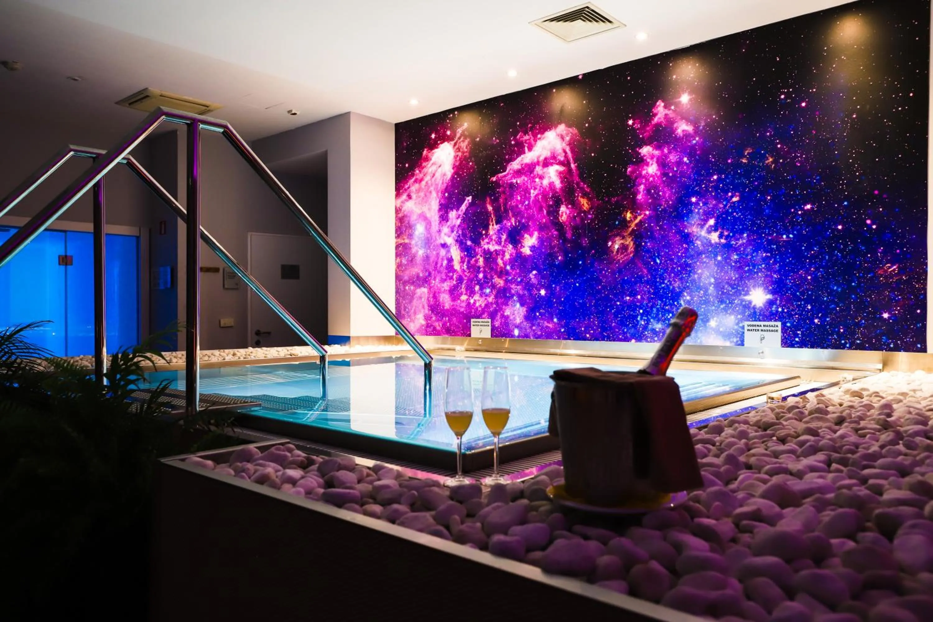 Hot Spring Bath in Wellness Hotel Villa Magdalena