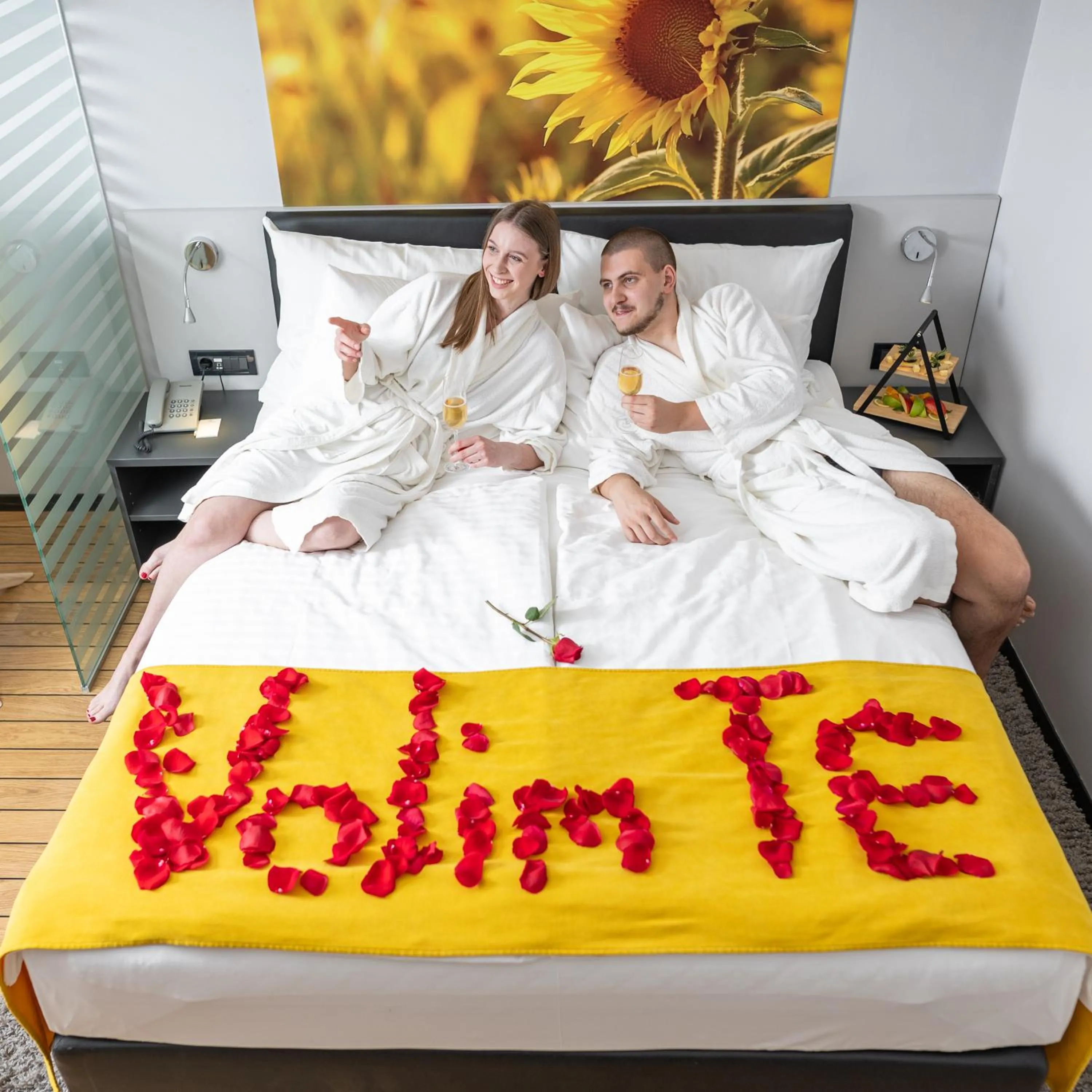 Decorative detail, Bed in Wellness Hotel Villa Magdalena