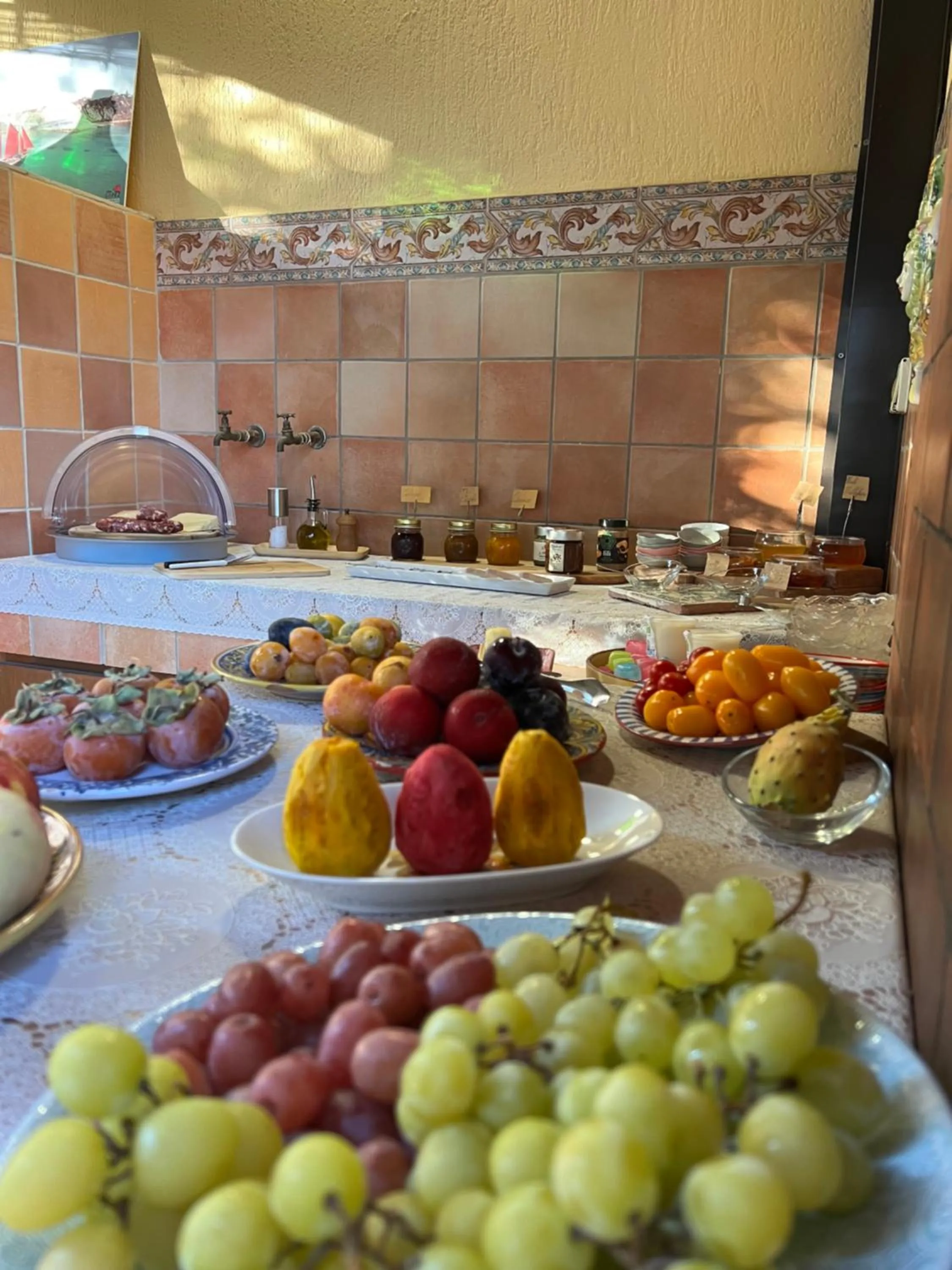 Patio in B&B Villa Maiolica