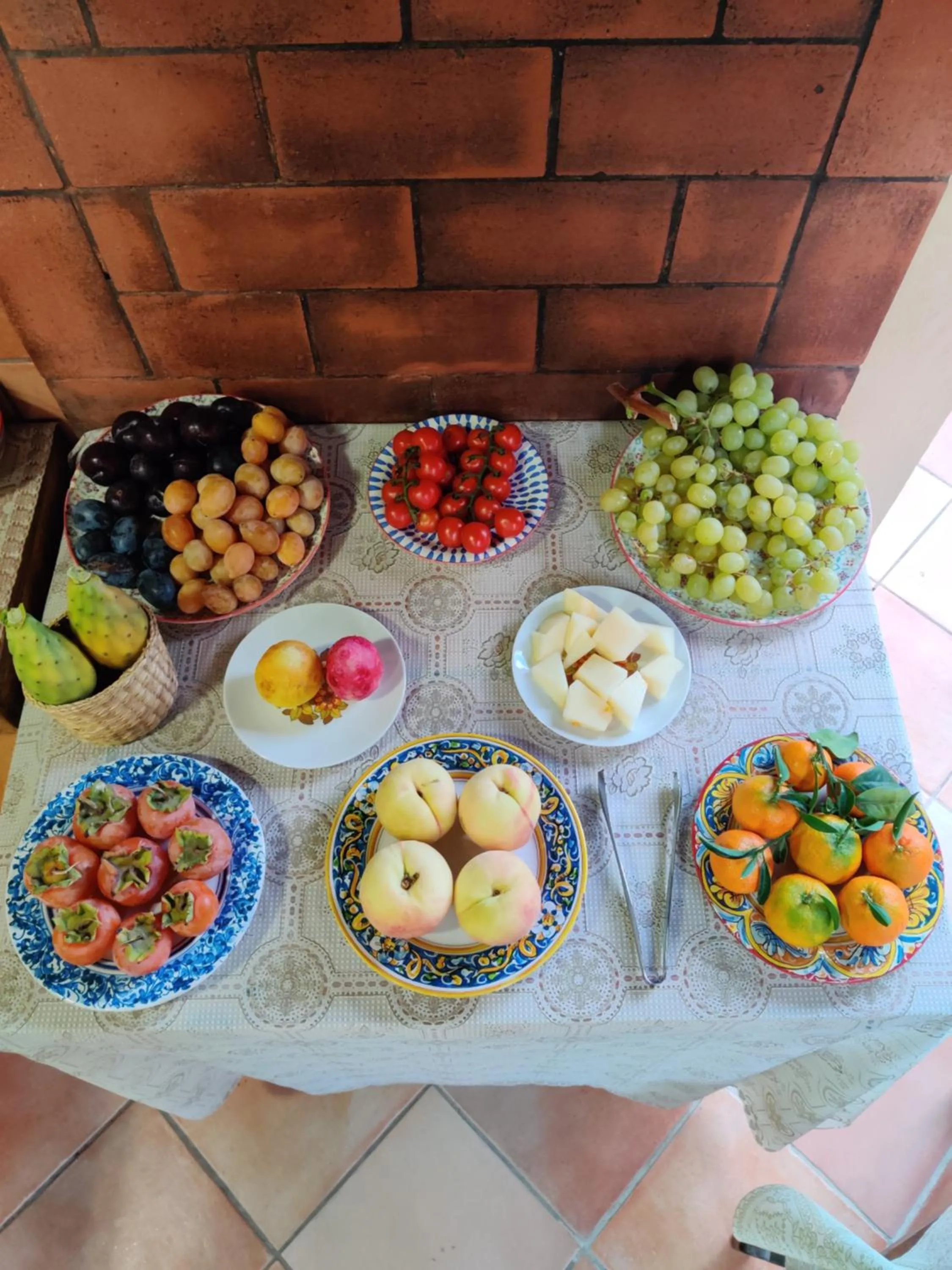 Patio in B&B Villa Maiolica