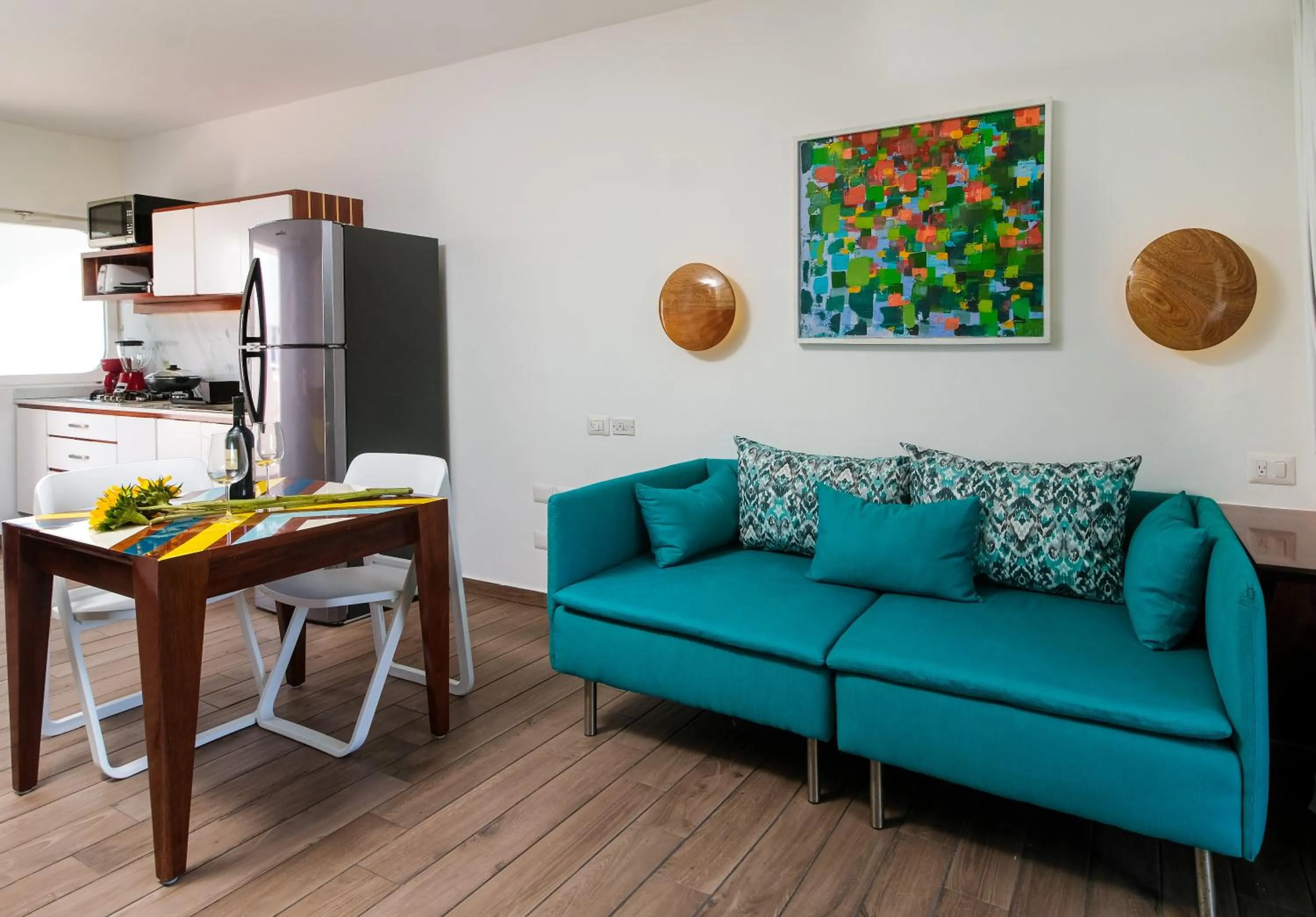 Living room in Puerto Plaza Las Terrenas