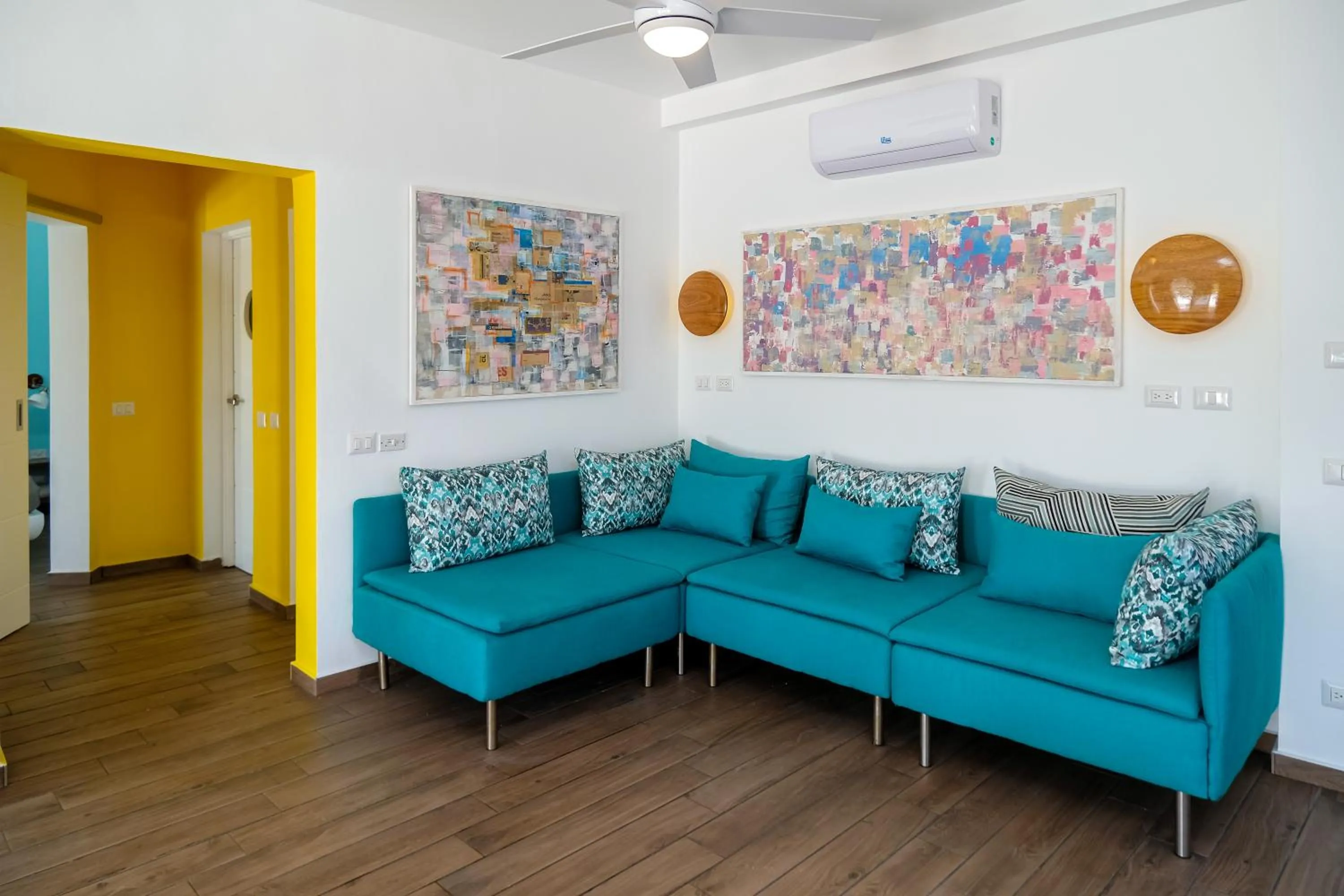 Living room in Puerto Plaza Las Terrenas