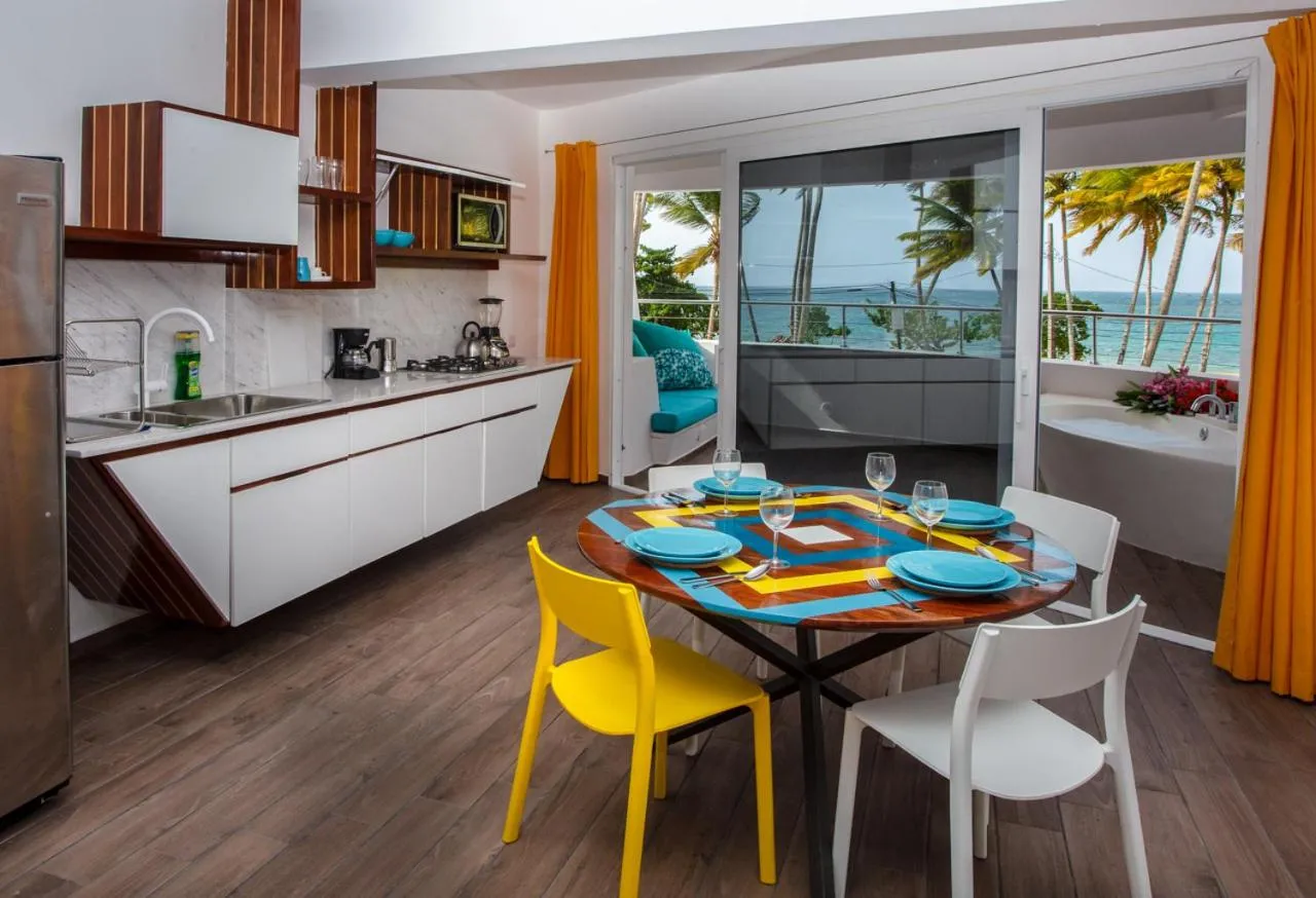 Kitchen or kitchenette in Puerto Plaza Las Terrenas