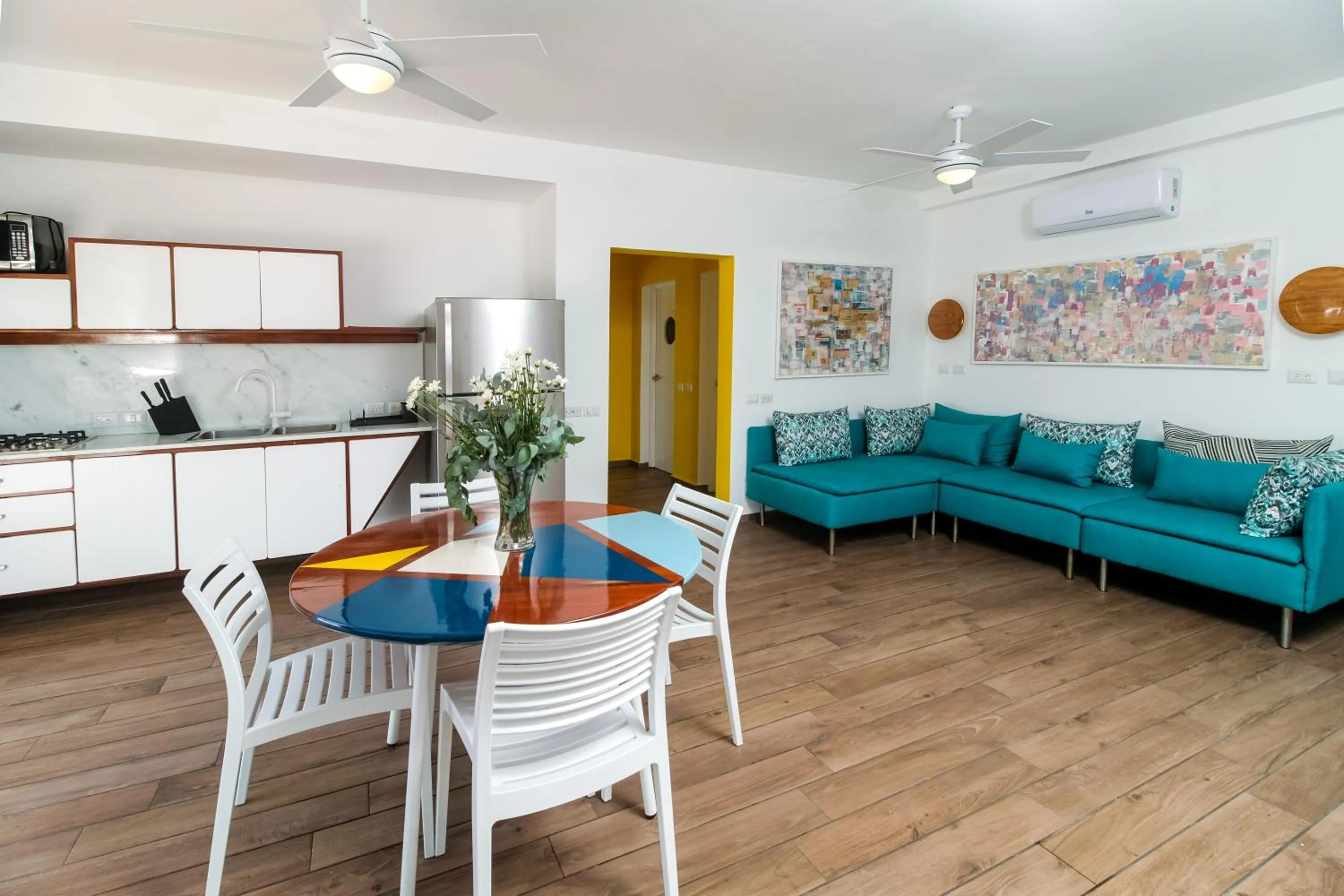 Living room in Puerto Plaza Las Terrenas