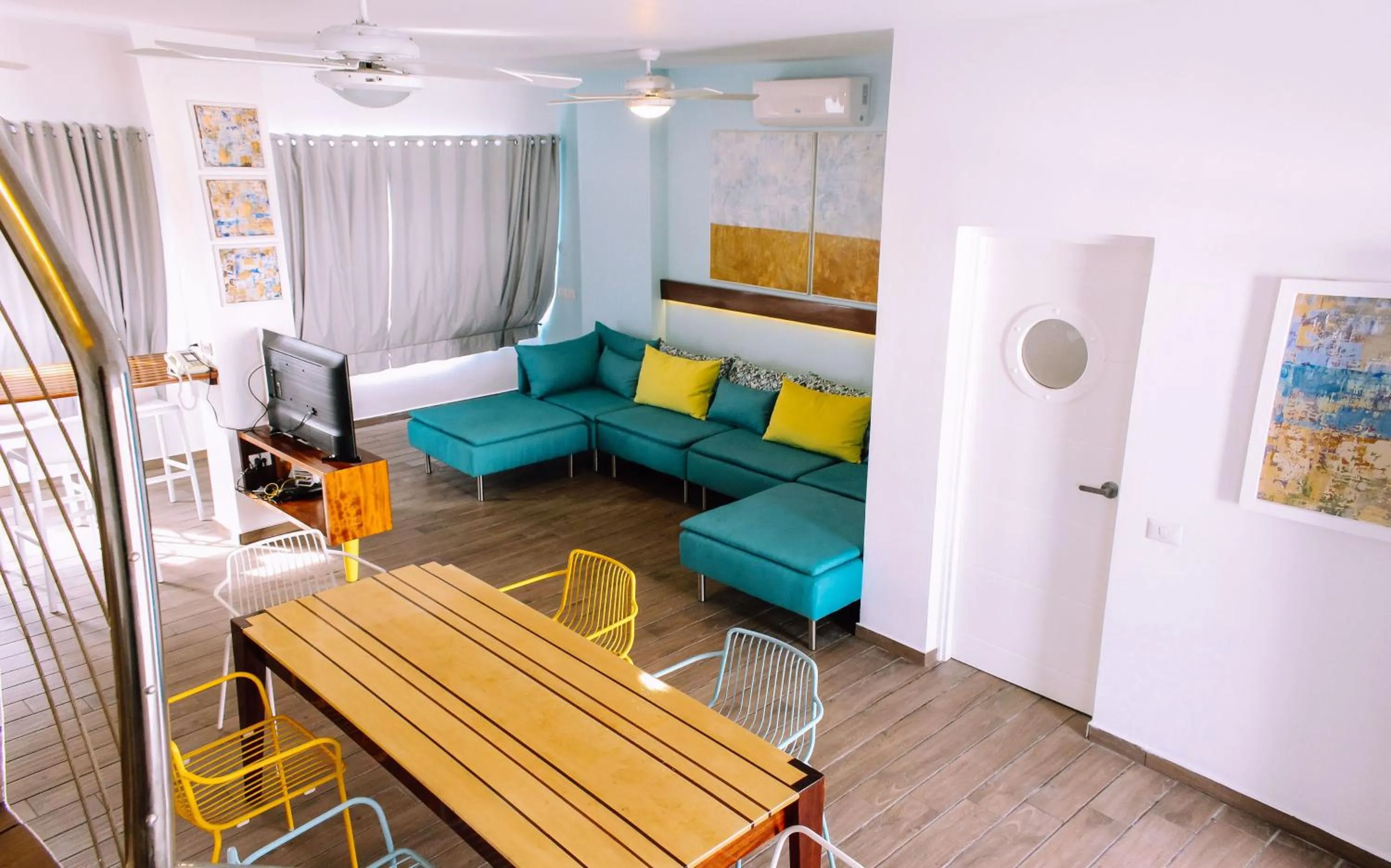 Living room in Puerto Plaza Las Terrenas