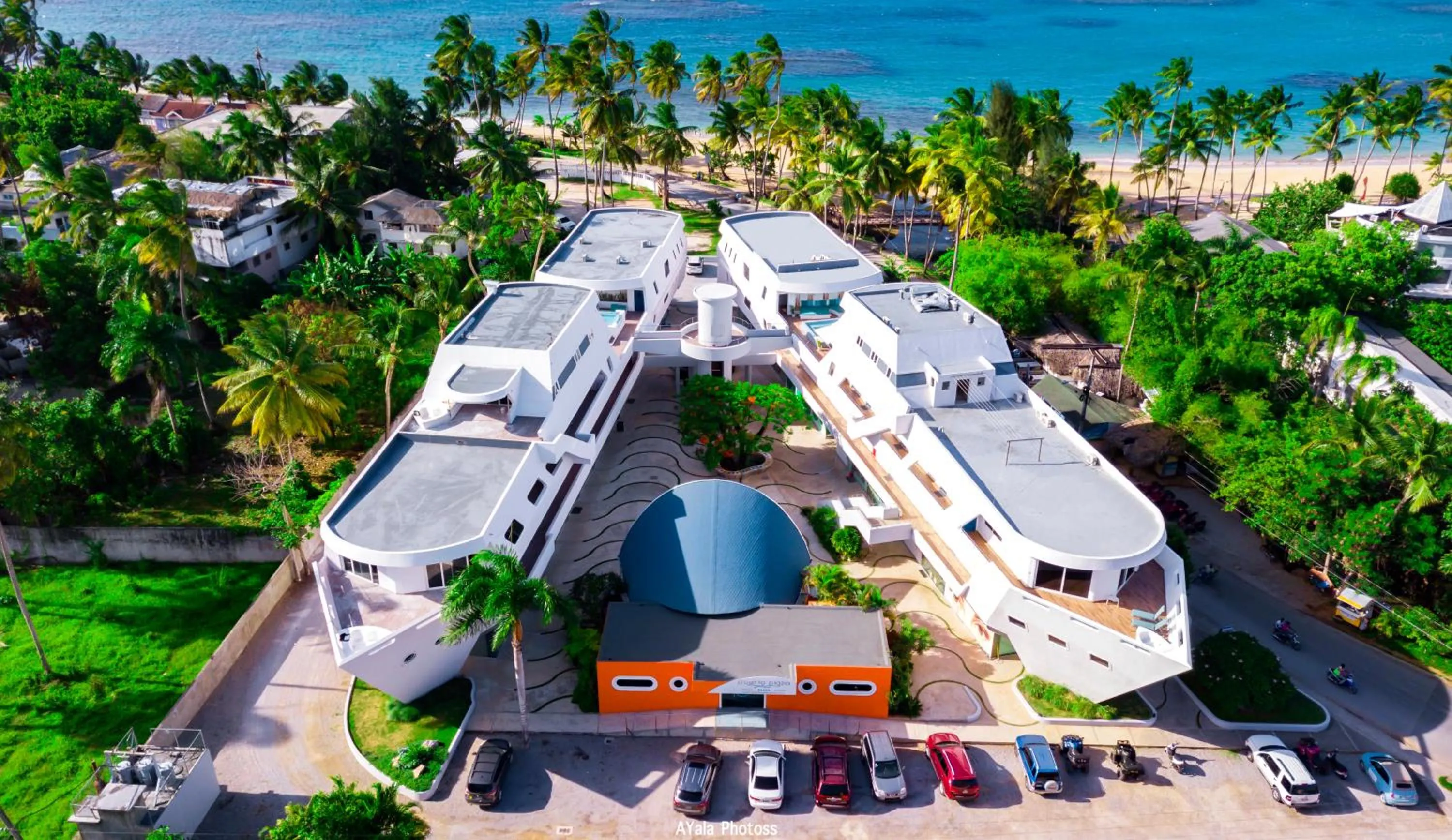 Bird's eye view in Puerto Plaza Las Terrenas