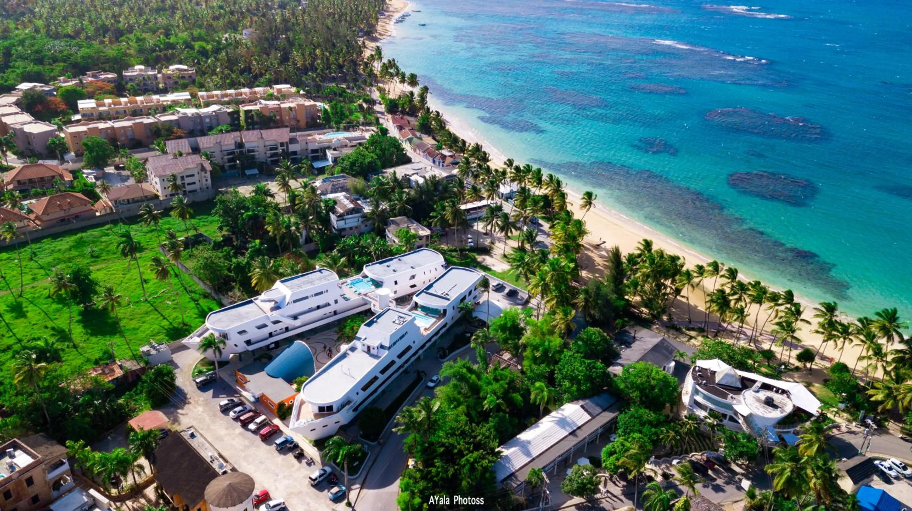 Bird's eye view in Puerto Plaza Las Terrenas