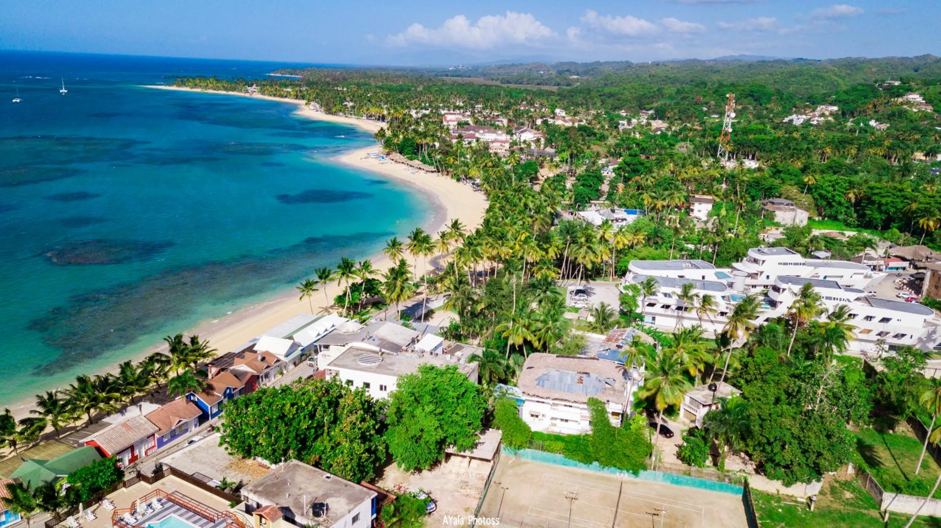 Bird's eye view in Puerto Plaza Las Terrenas