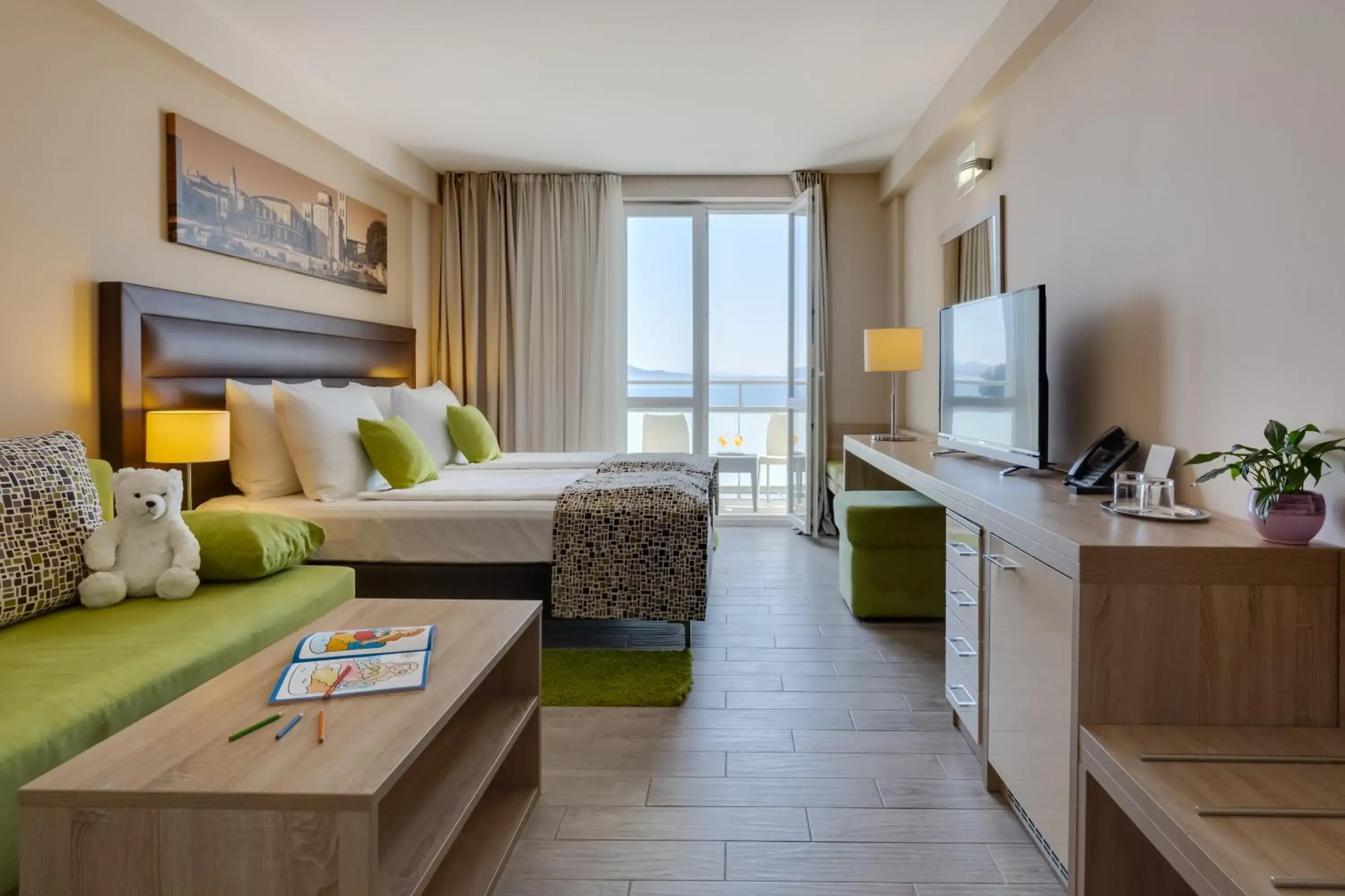 Family Room with Balcony - Sea Side in Hotel Pinija Family Room with Balcony - Sea Side in Hotel Pinija