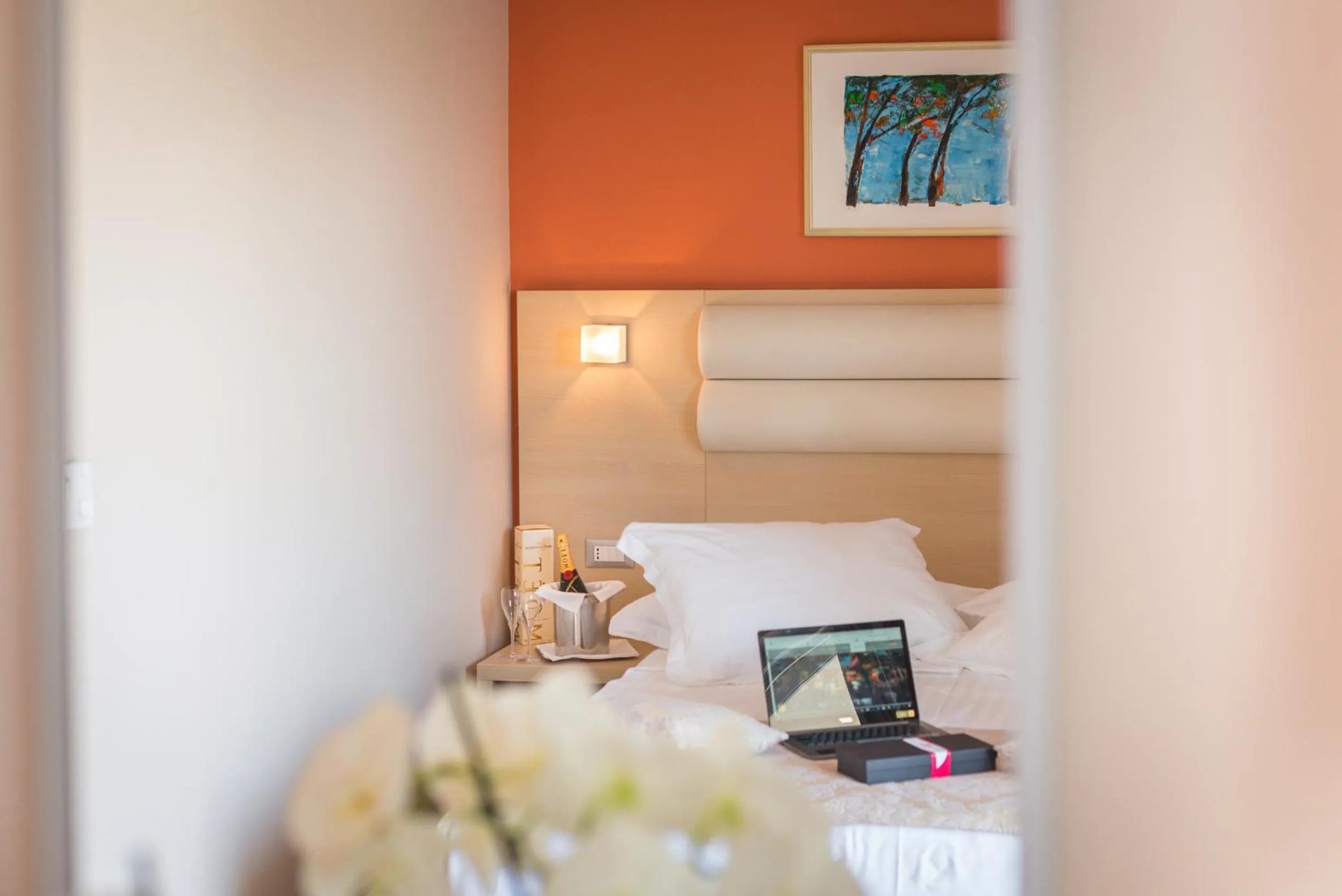 Bed in Hotel Maritimo