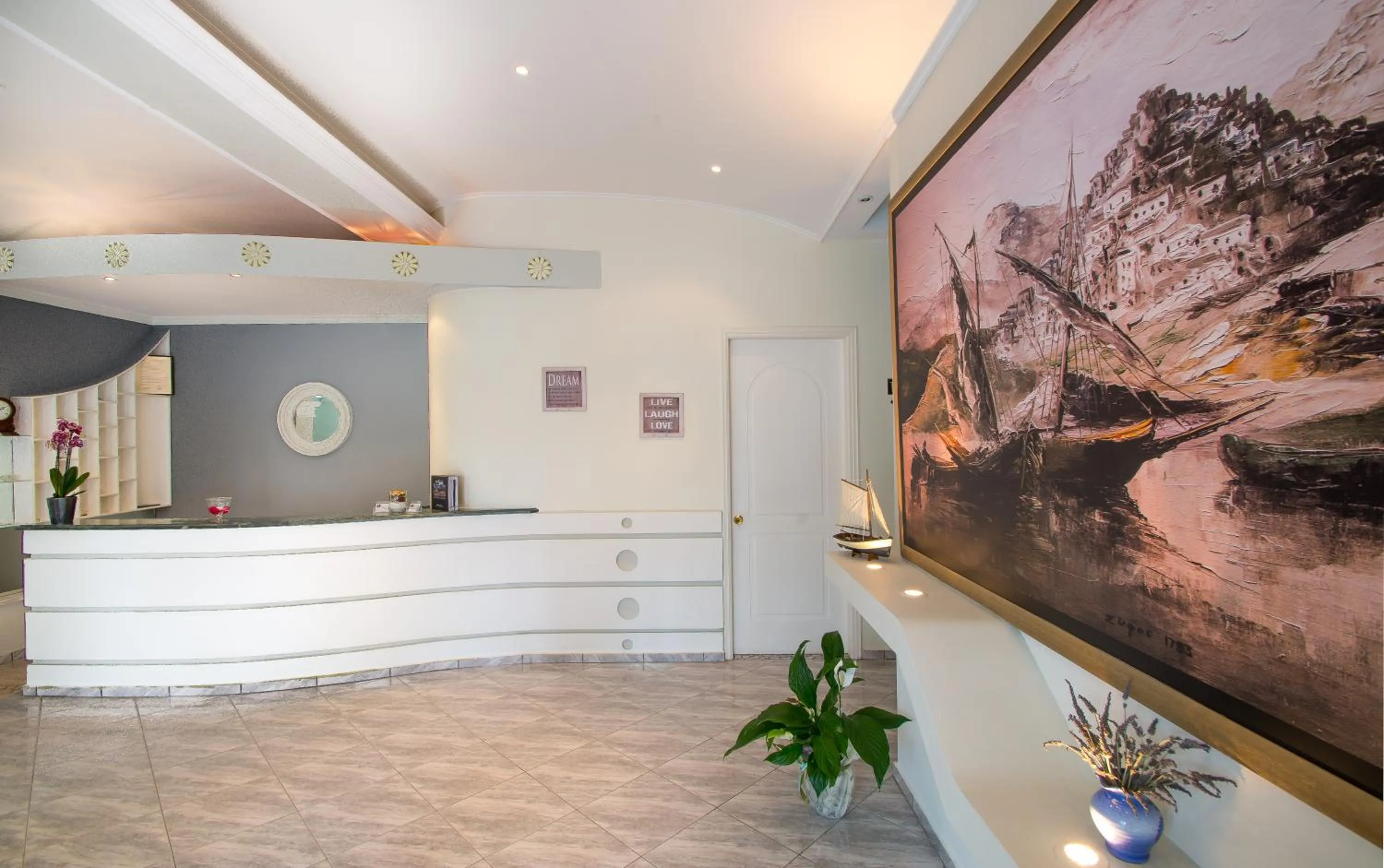 Lobby or reception in Syros Atlantis