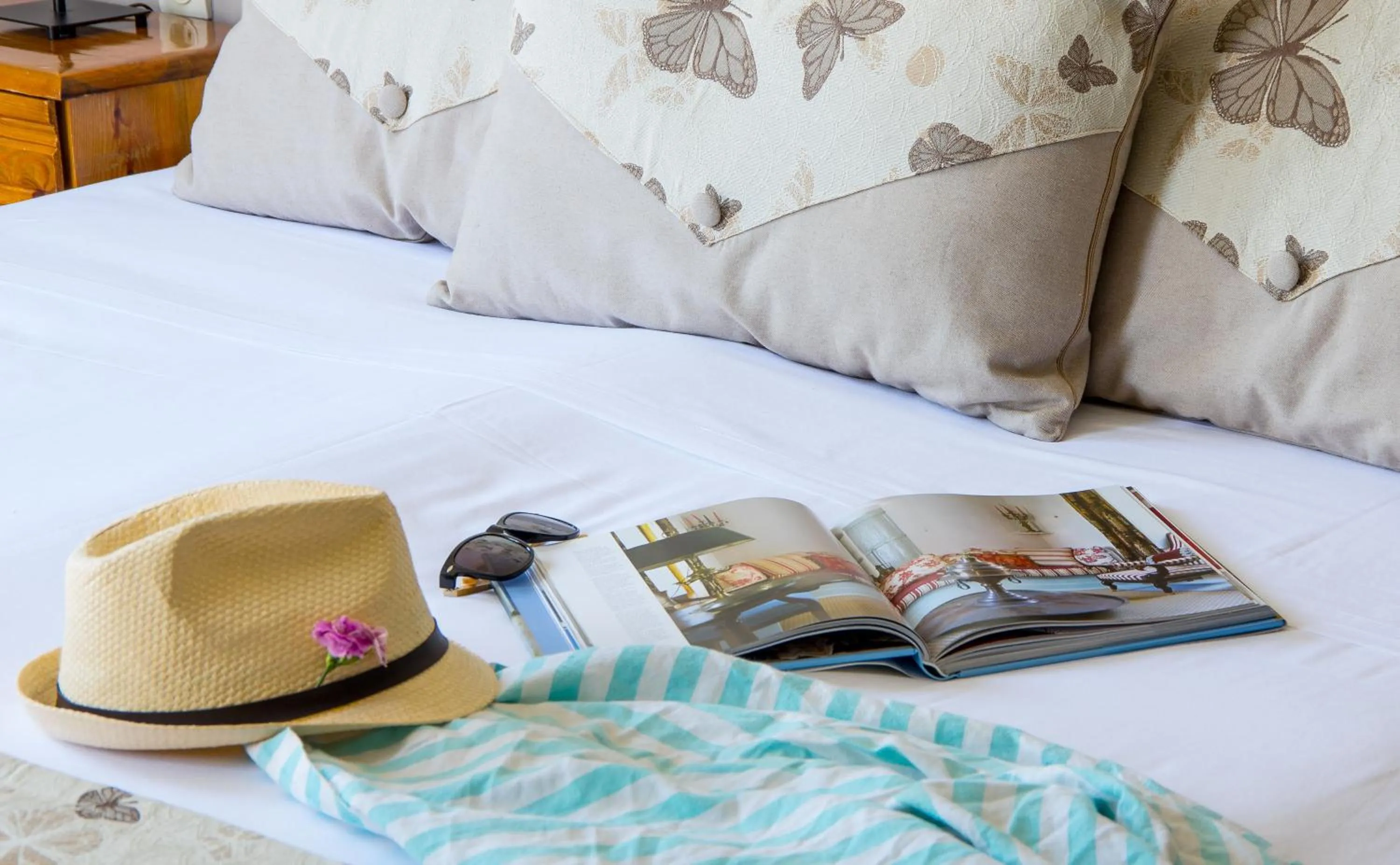 Decorative detail, Bed in Syros Atlantis