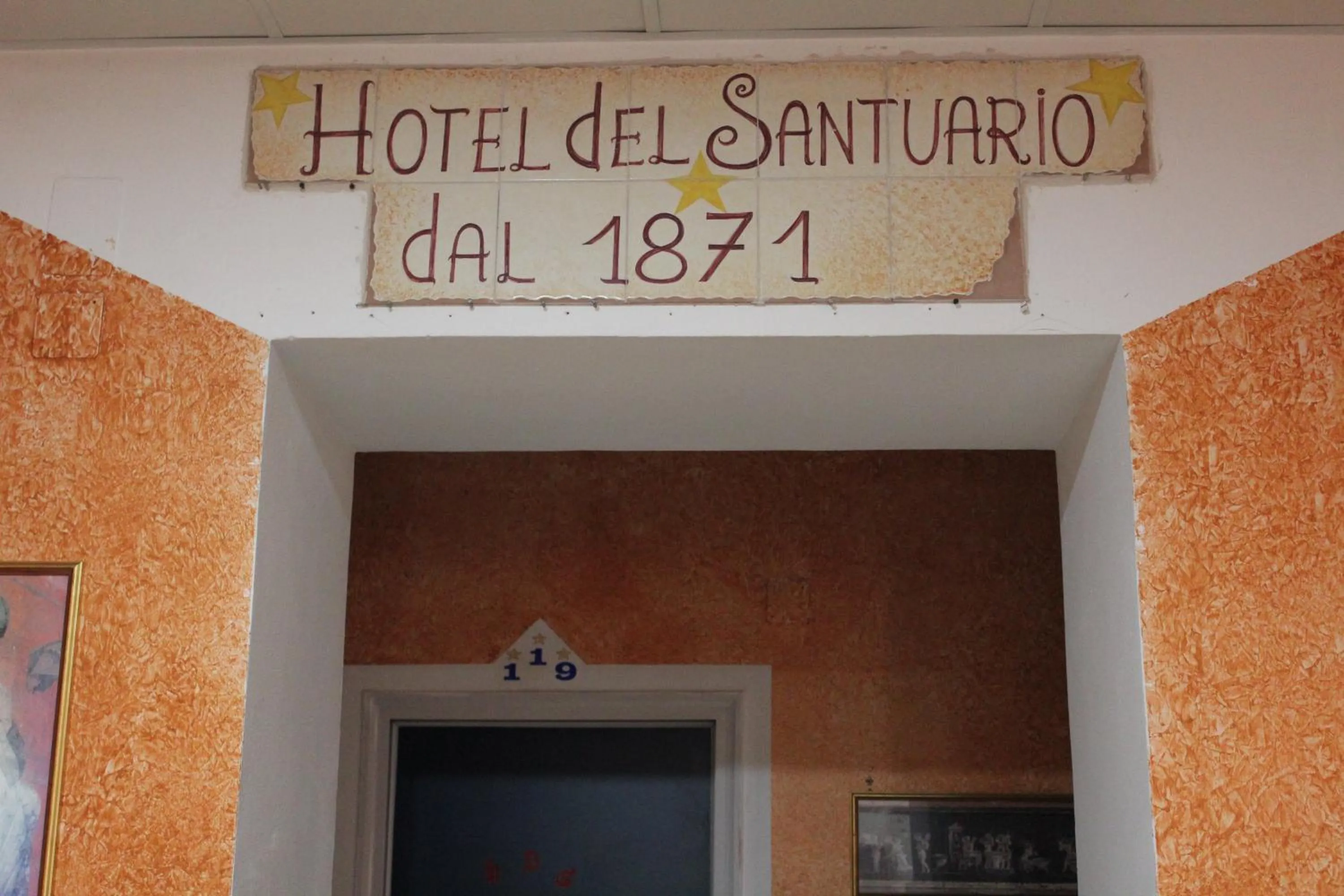 Decorative detail in Hotel Santuario