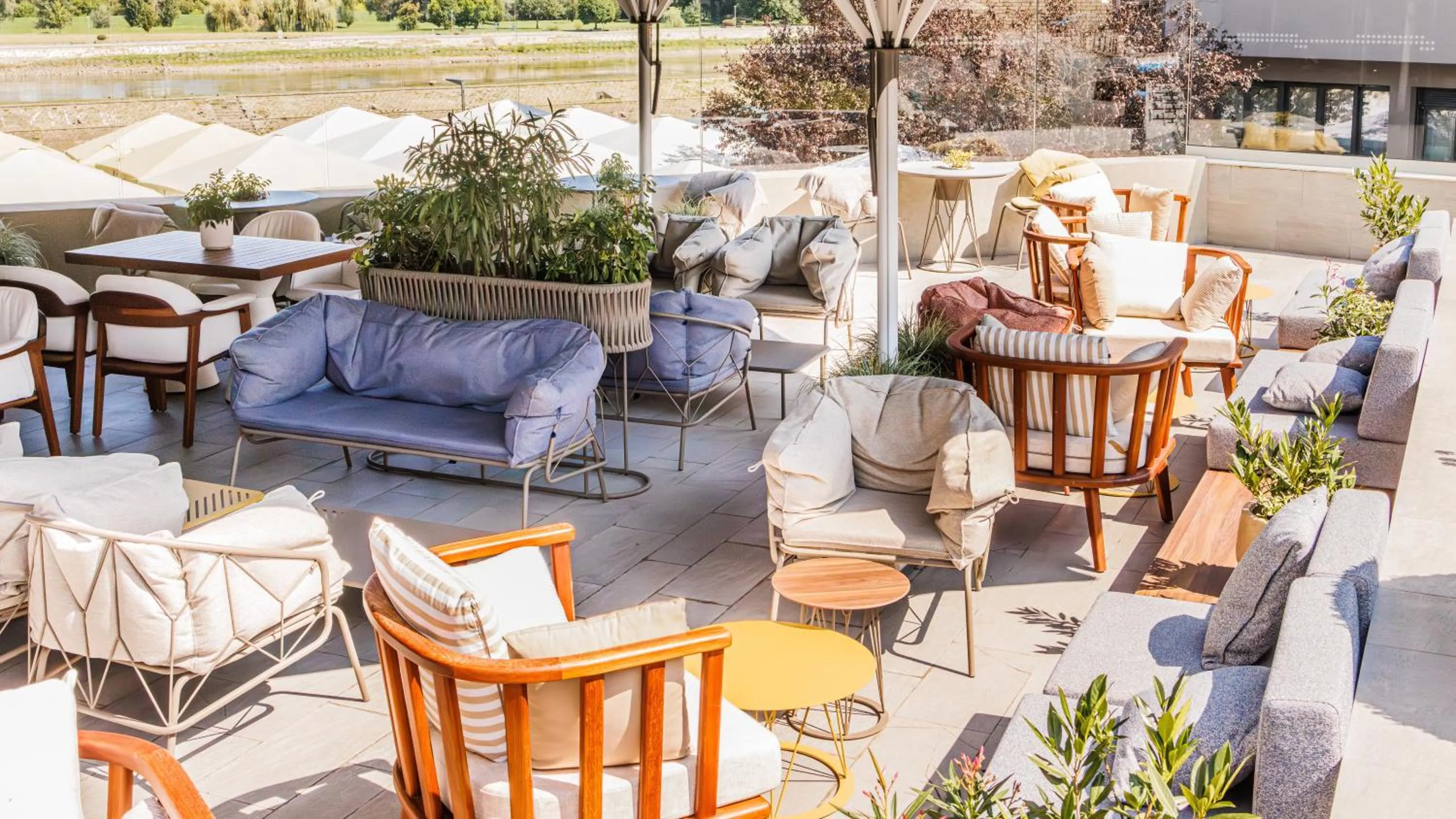Patio in Hotel Osijek