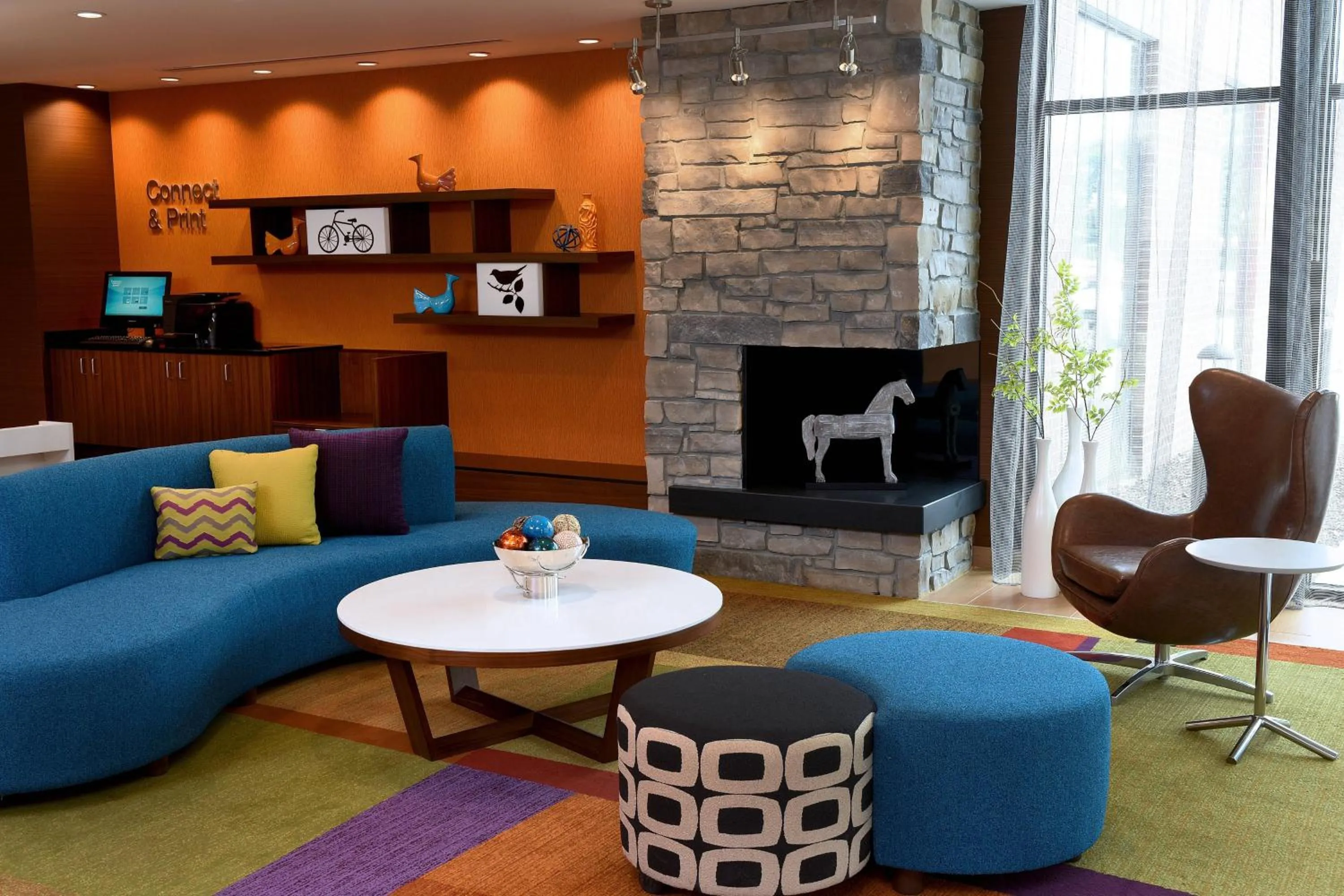 Lobby or reception in Fairfield Inn & Suites by Marriott Omaha West