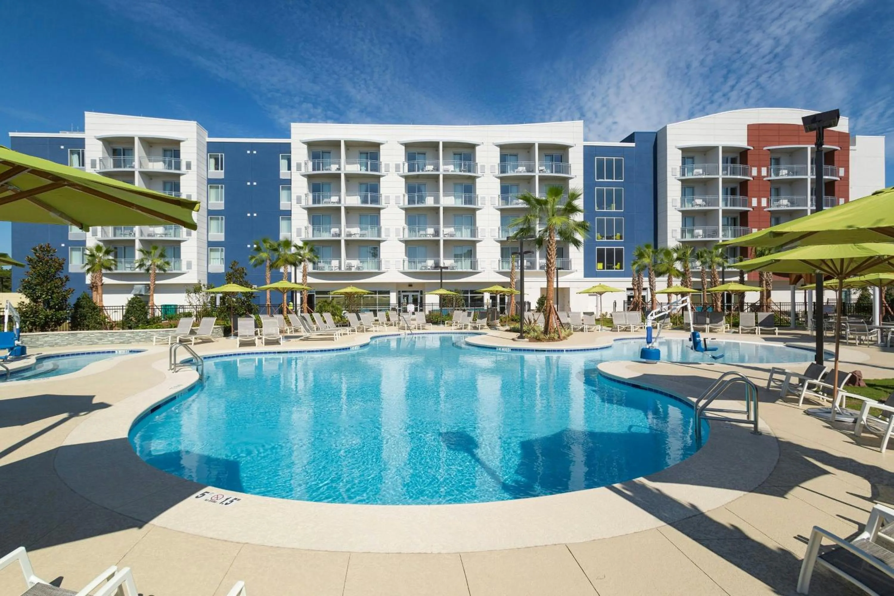 Swimming pool in SpringHill Suites Orange Beach at The Wharf