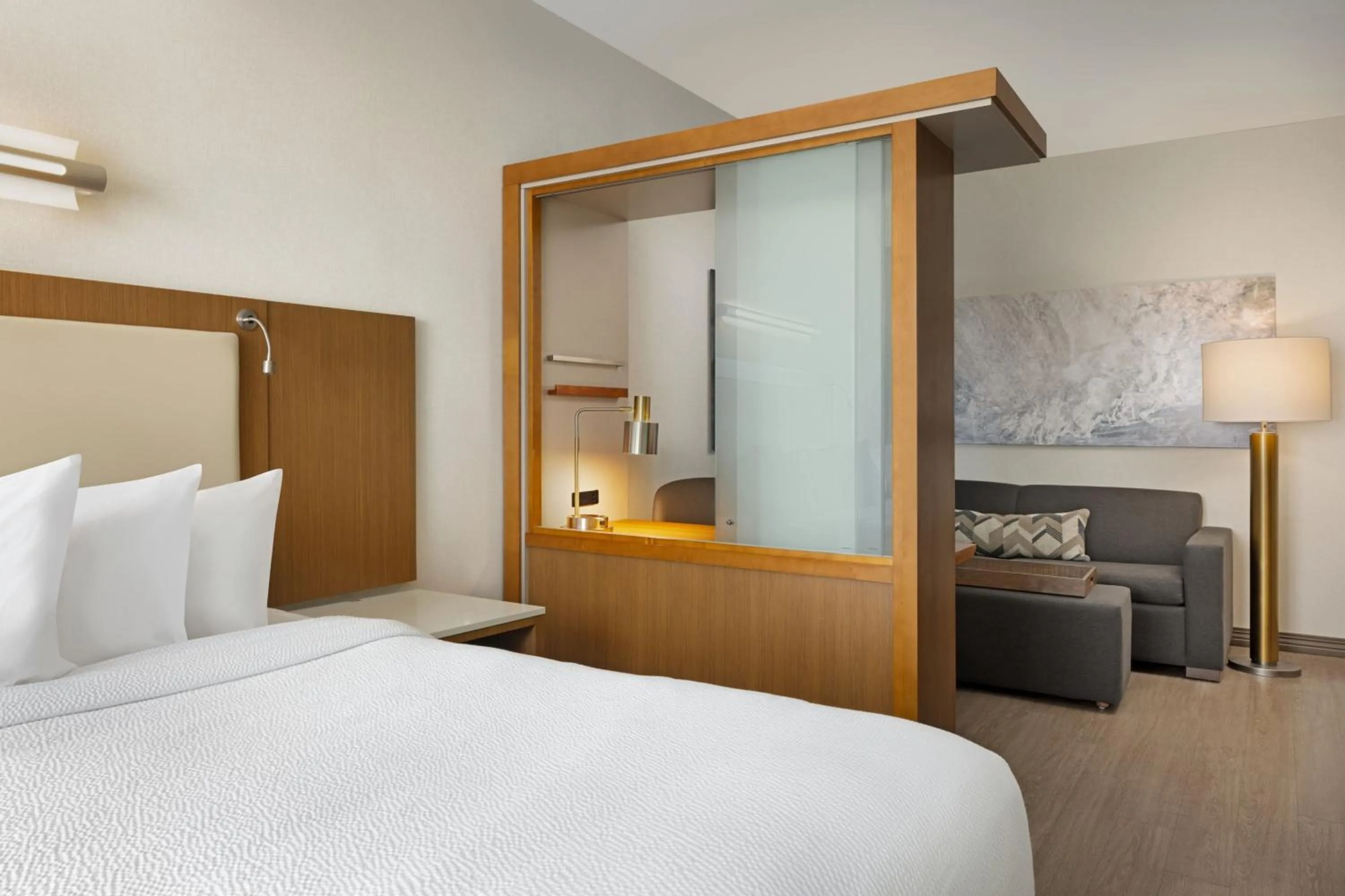 Photo of the whole room, Bed in SpringHill Suites Orange Beach at The Wharf