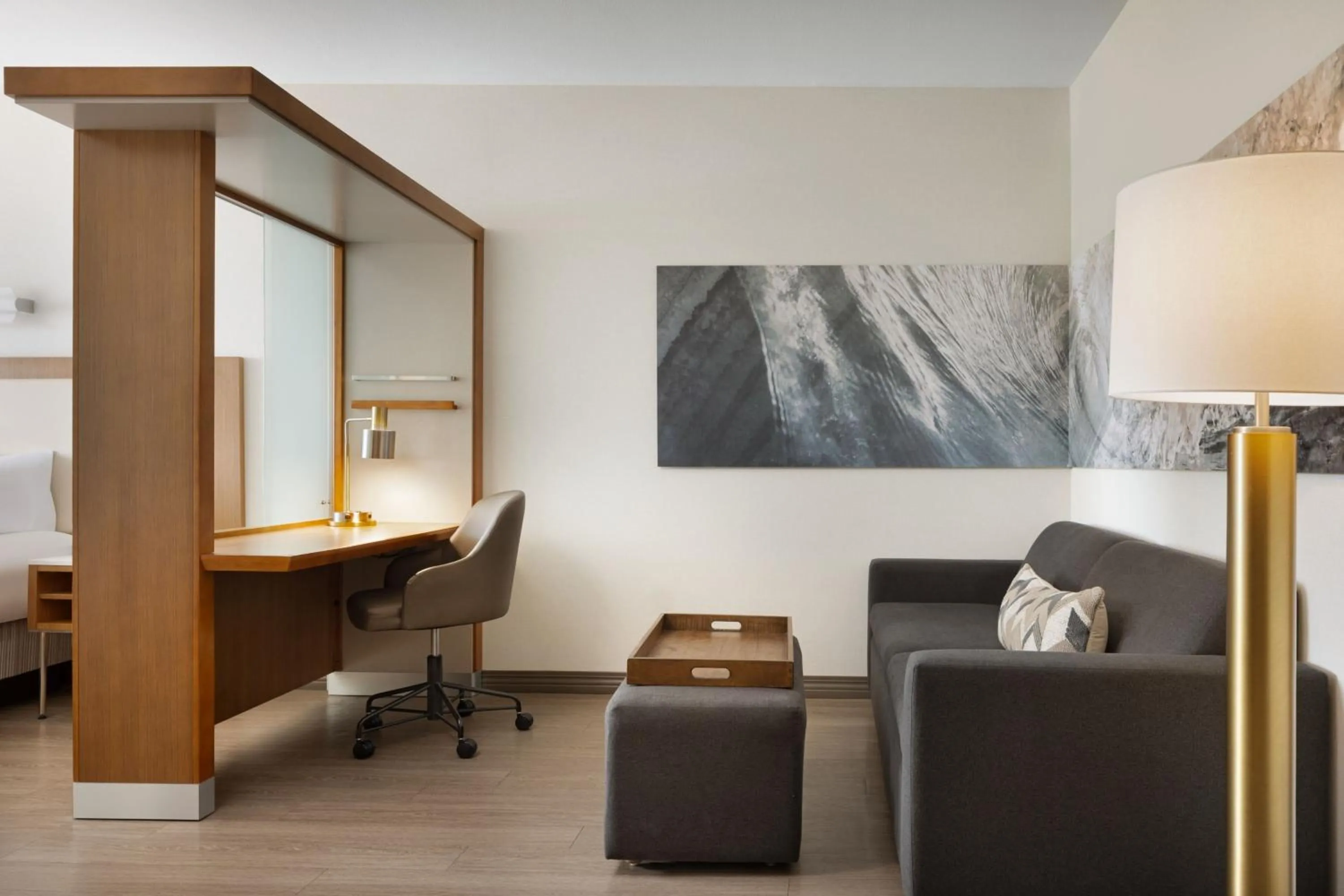 Living room in SpringHill Suites Orange Beach at The Wharf