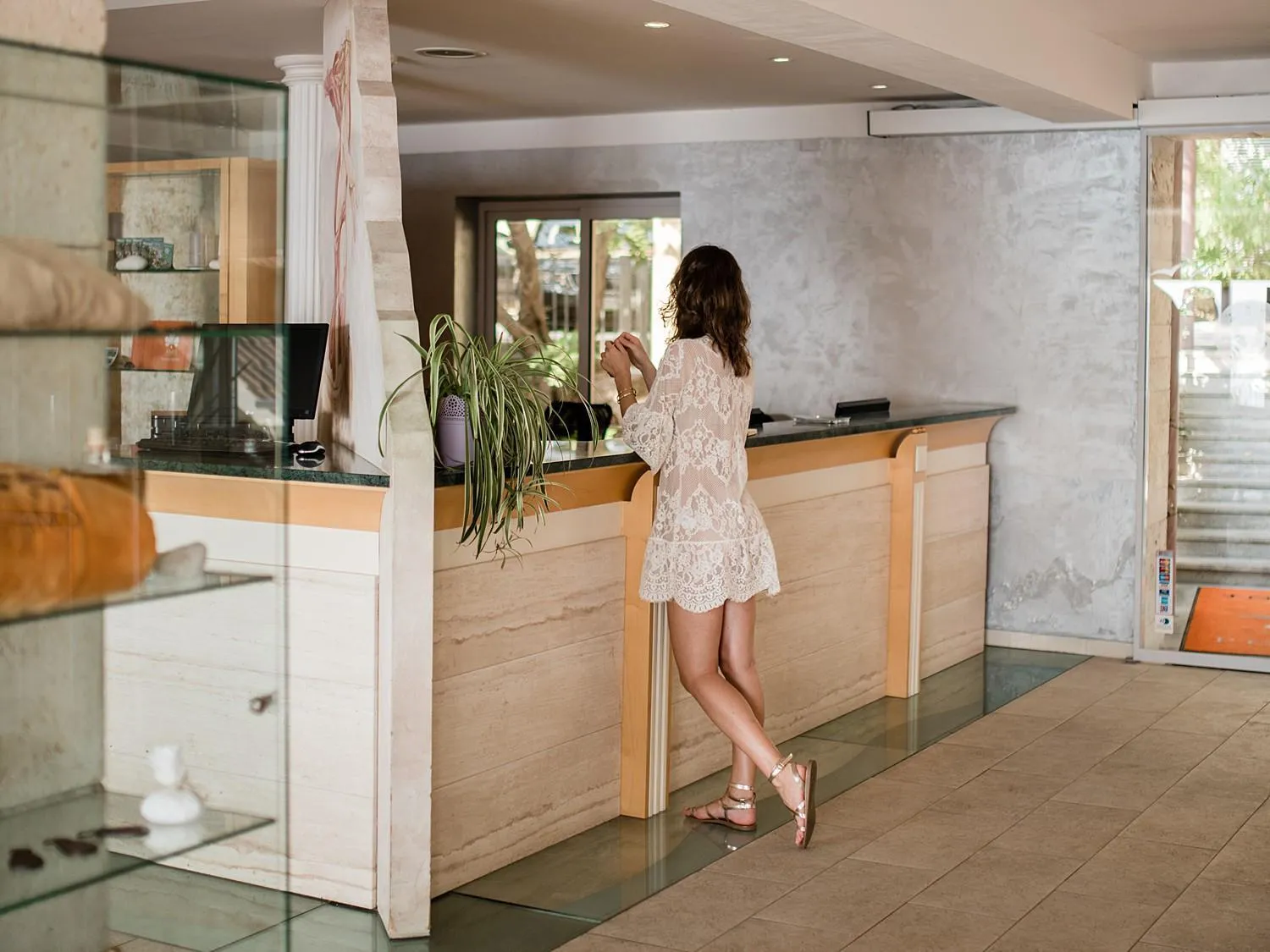 Lobby or reception in Hotel Podstine