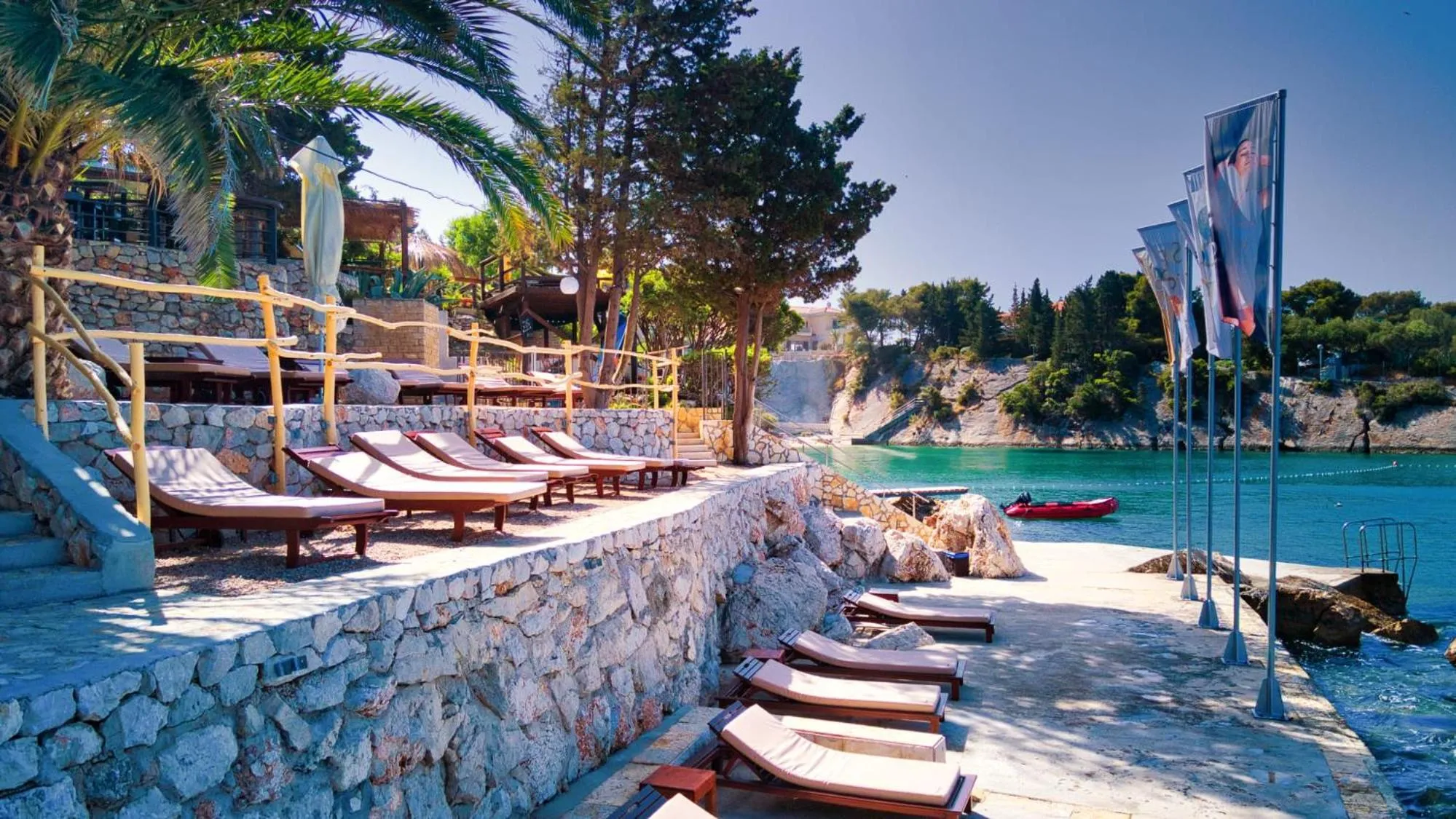 Beach in Hotel Podstine