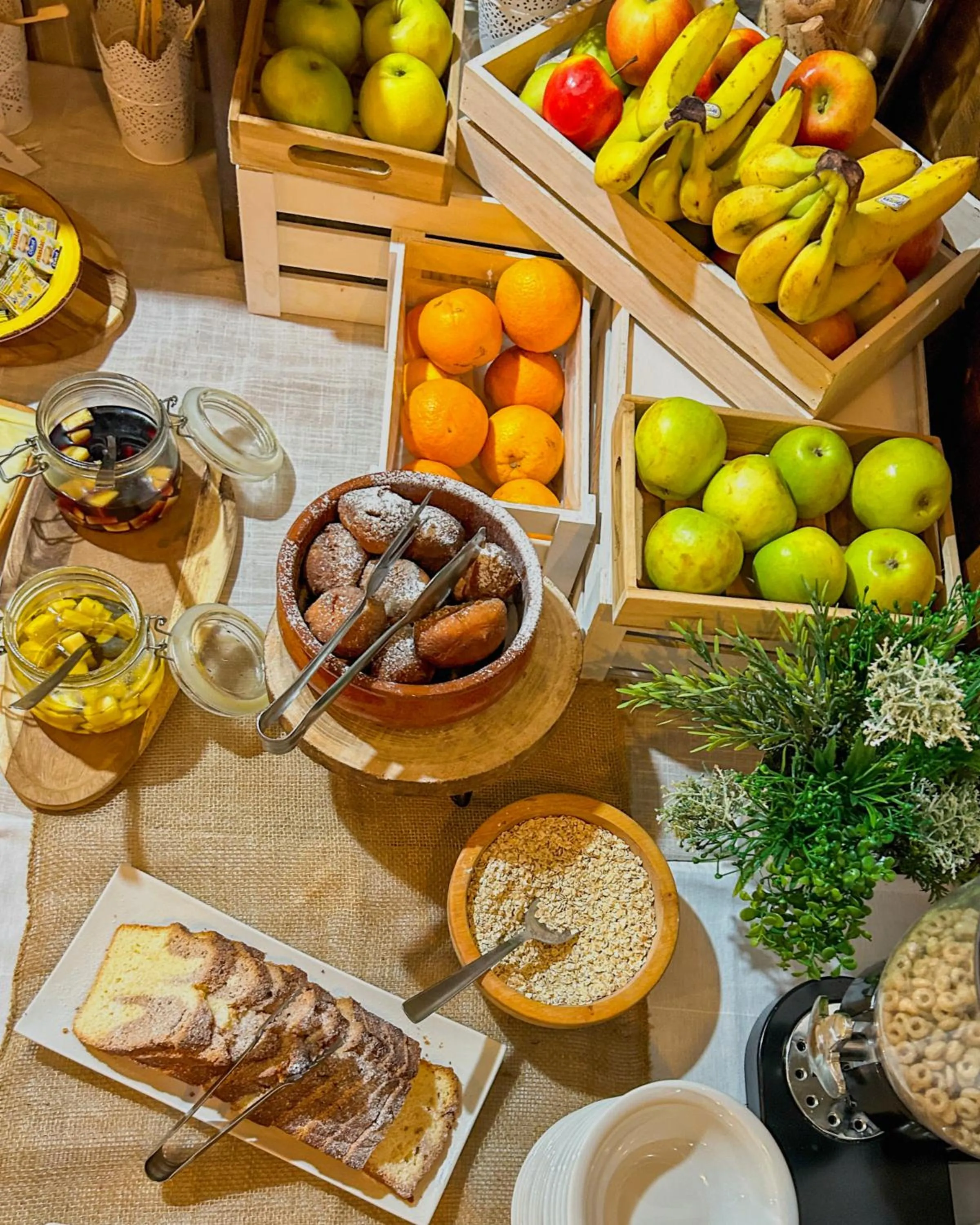 Breakfast in Etno Garden Apartments