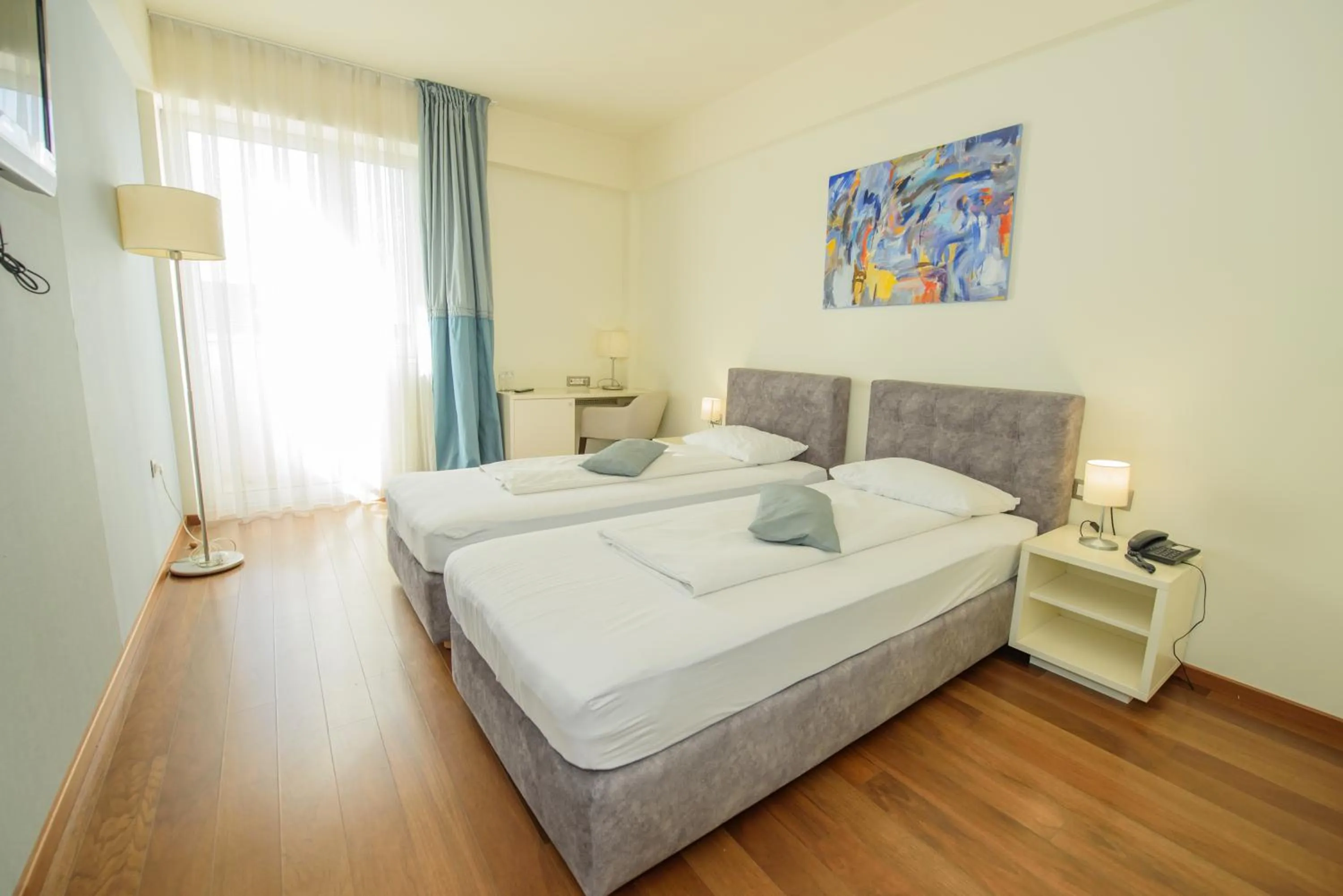 Bed in Hotel Korkyra