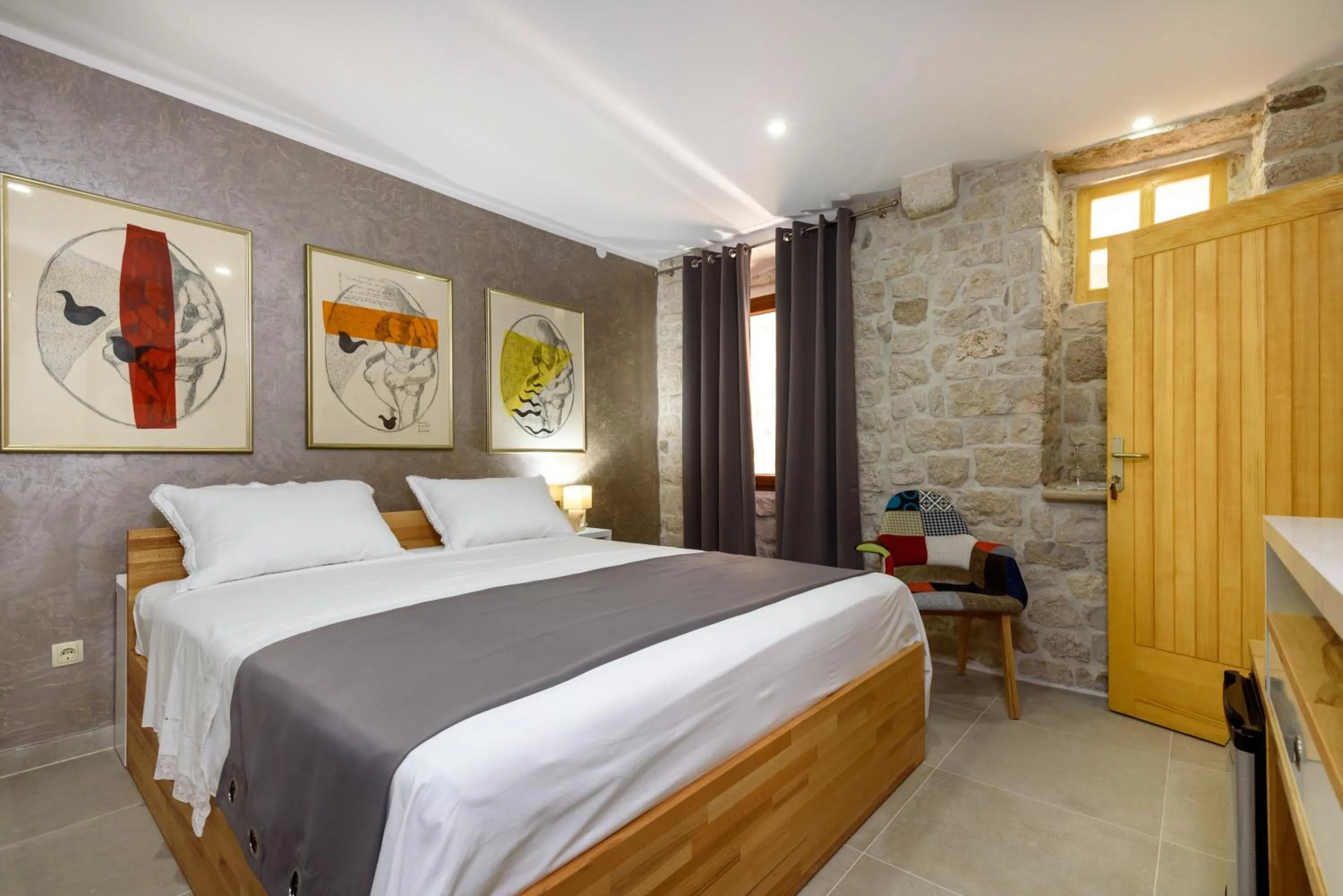 Bedroom, Bed in Villa Kudelik - Stone Story