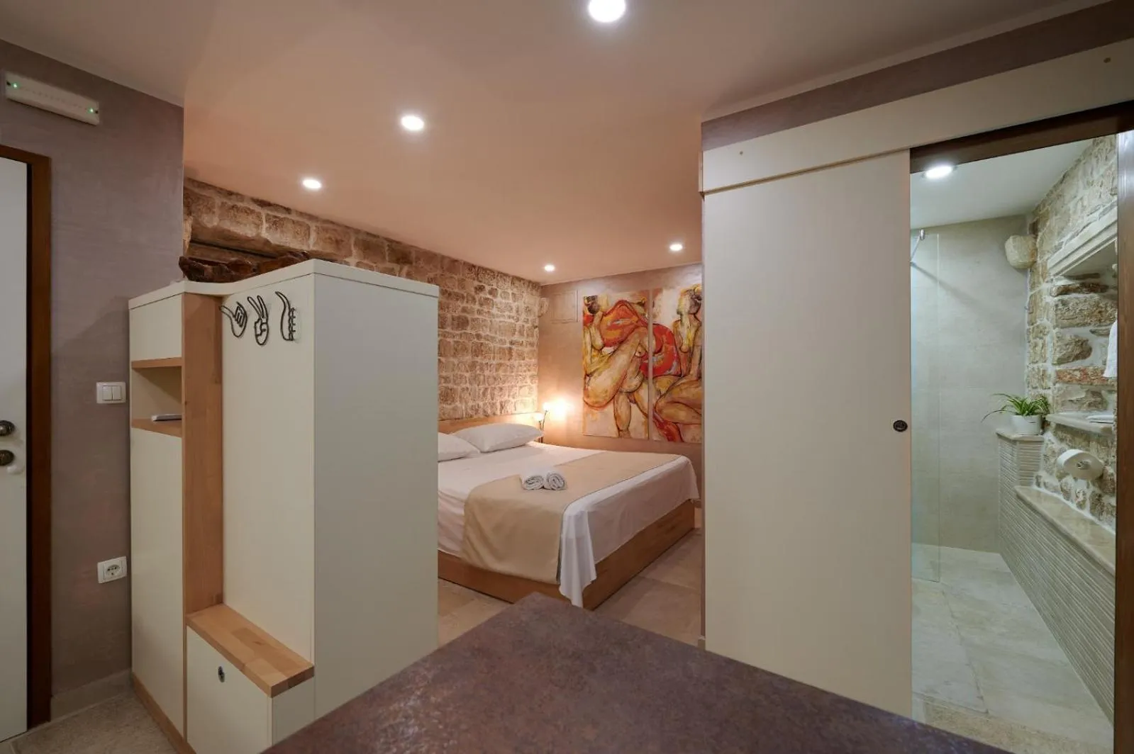 Bedroom, Bed in Villa Kudelik - Stone Story