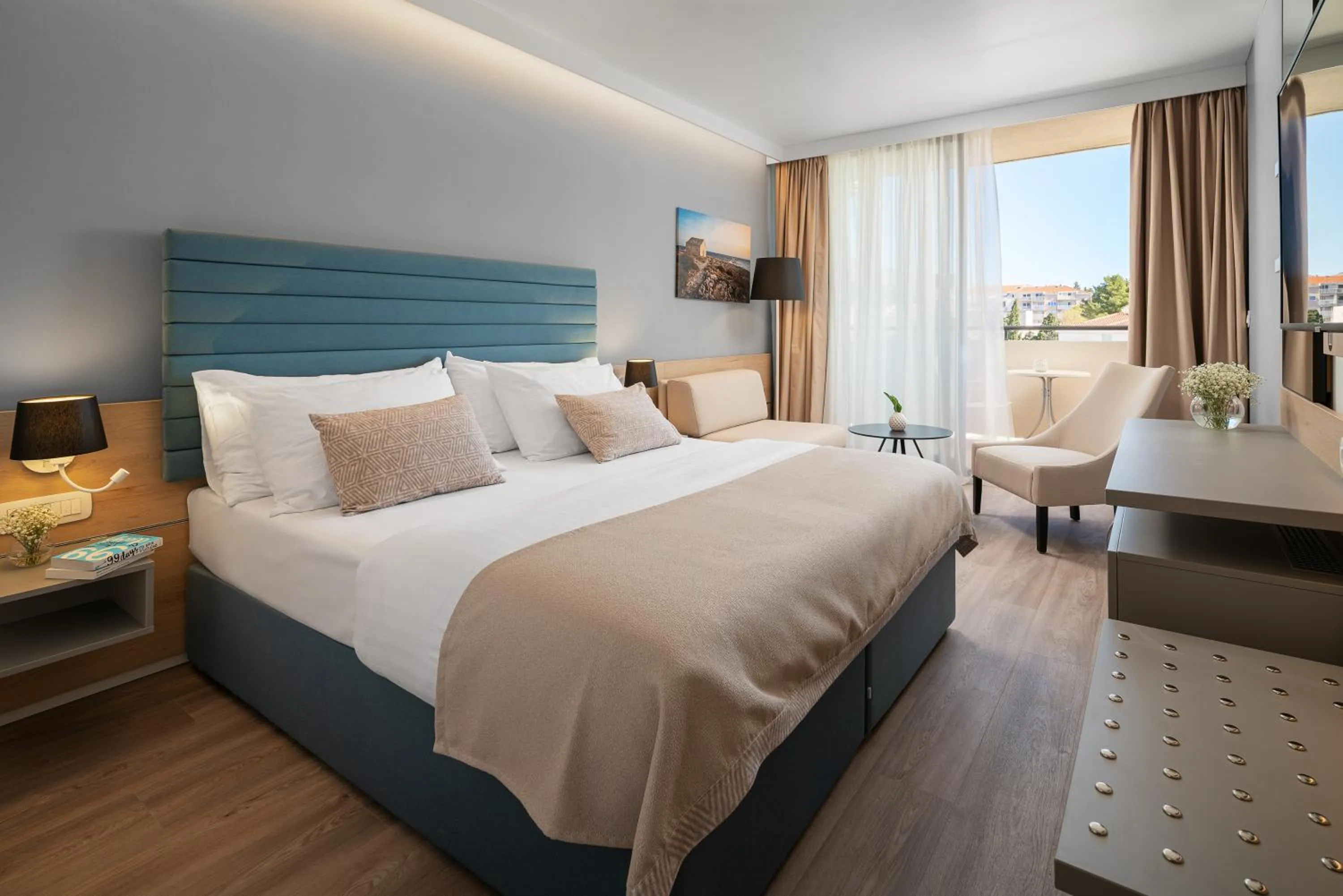 Bed in Valamar Meteor Hotel