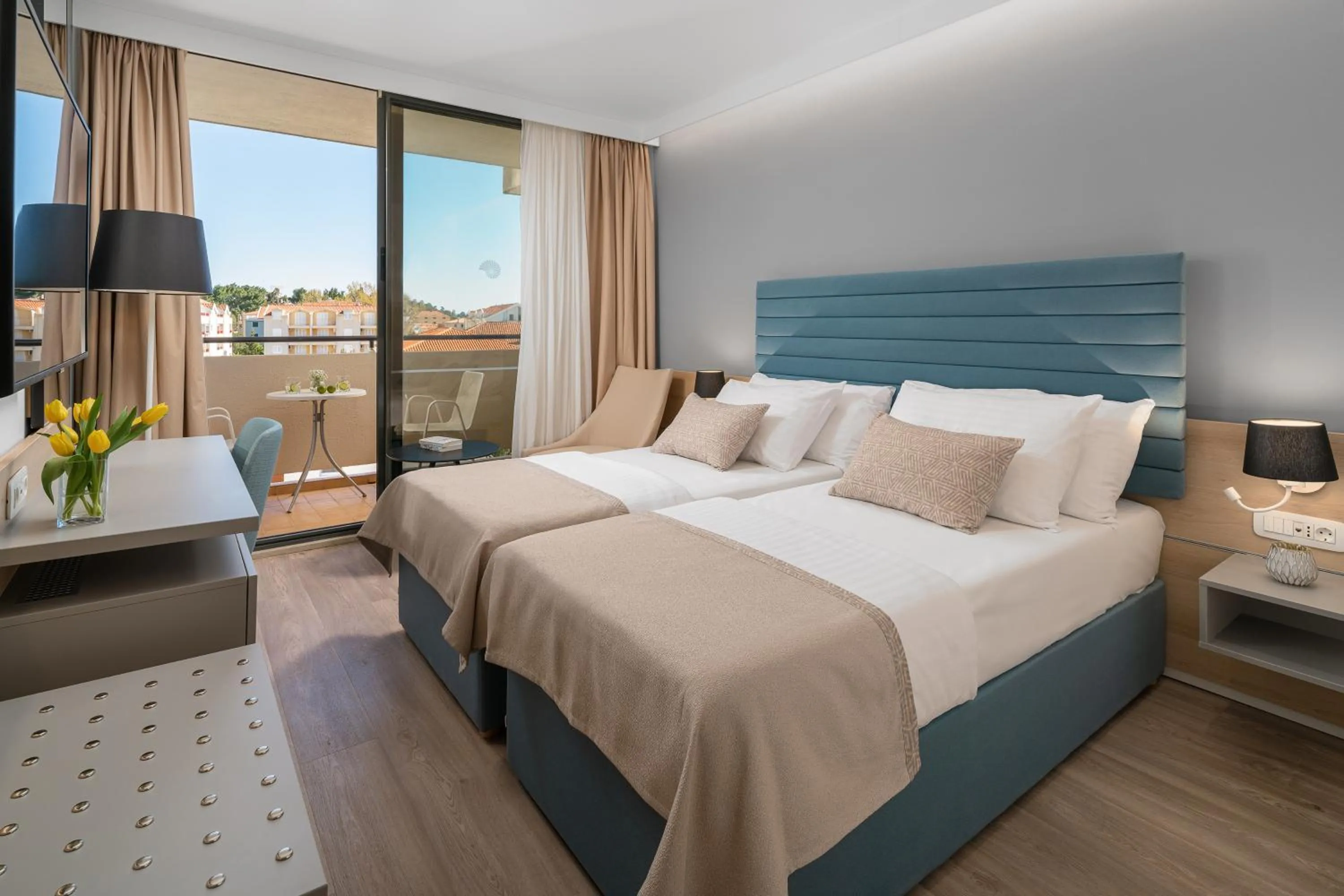 Bed in Valamar Meteor Hotel