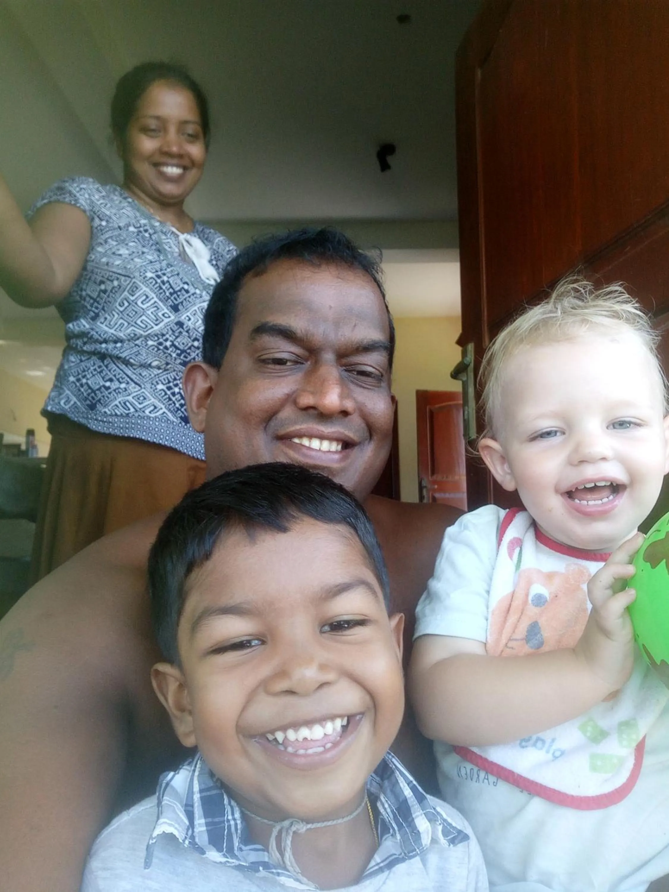 young children in Mahi Villa