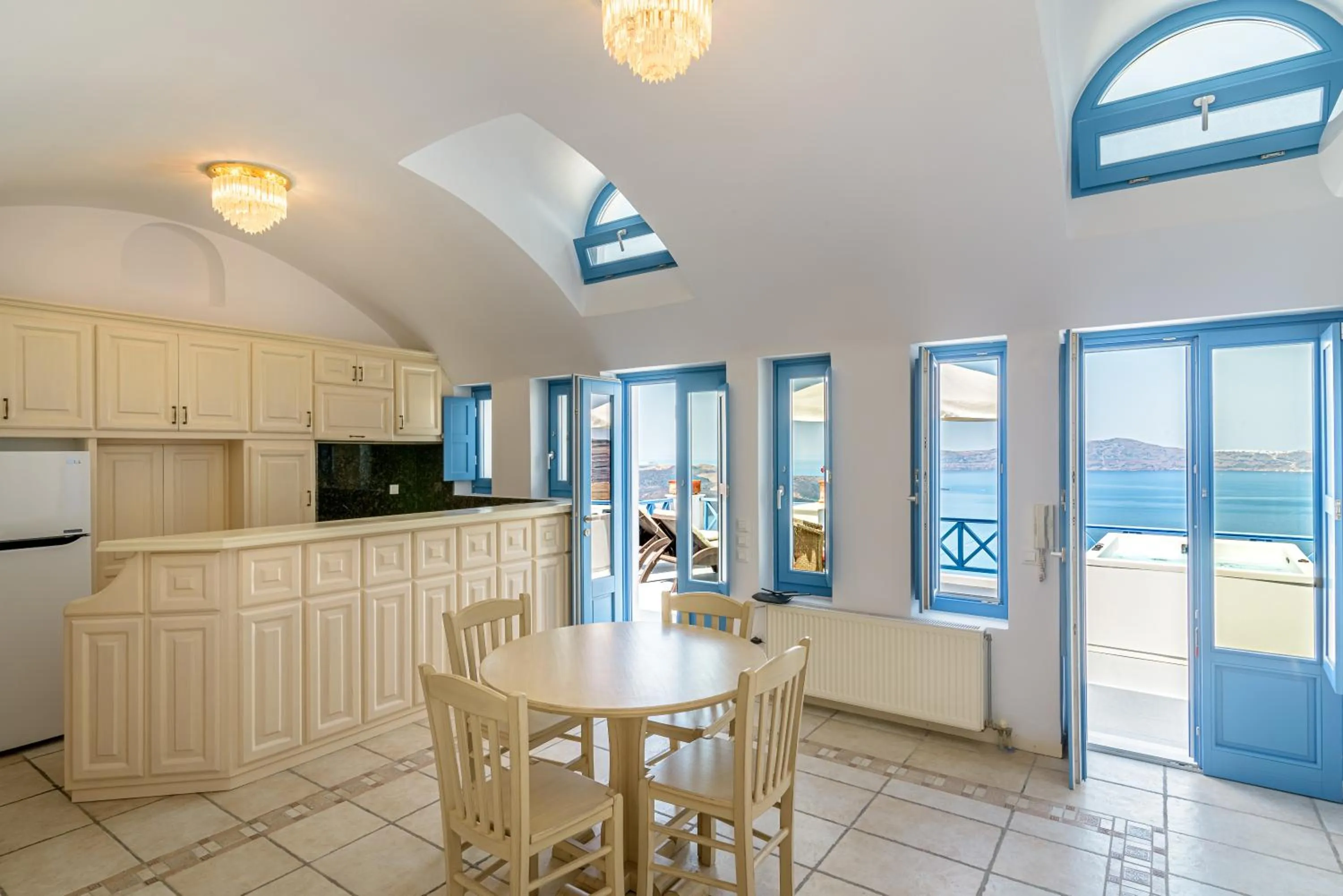 Dining area in Golden Grey Goose