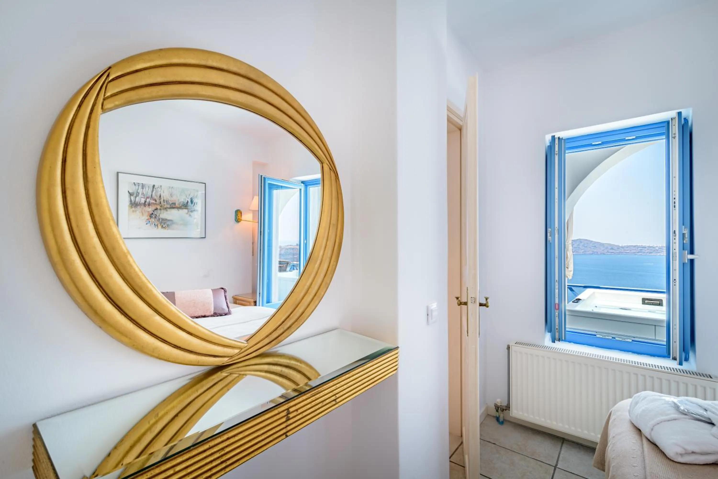 Bedroom in Golden Grey Goose