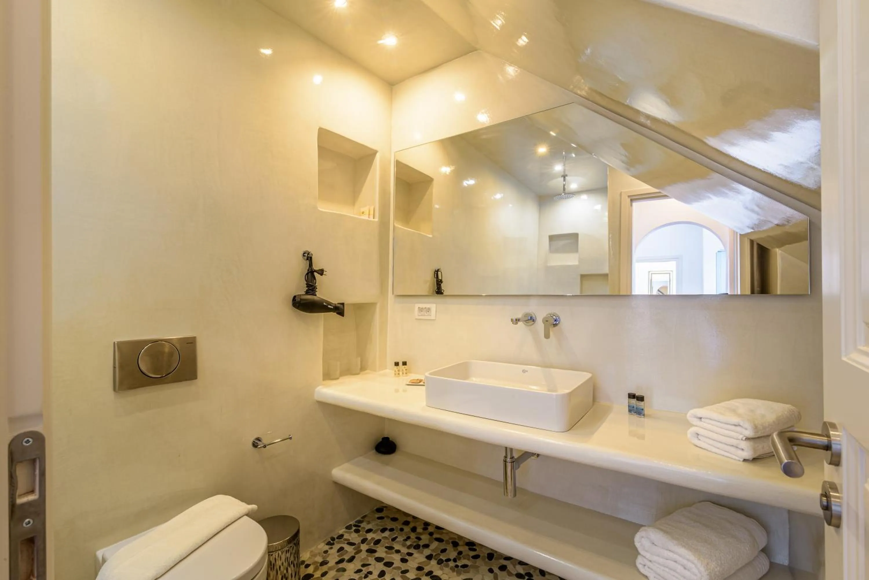 Bathroom in Golden Grey Goose