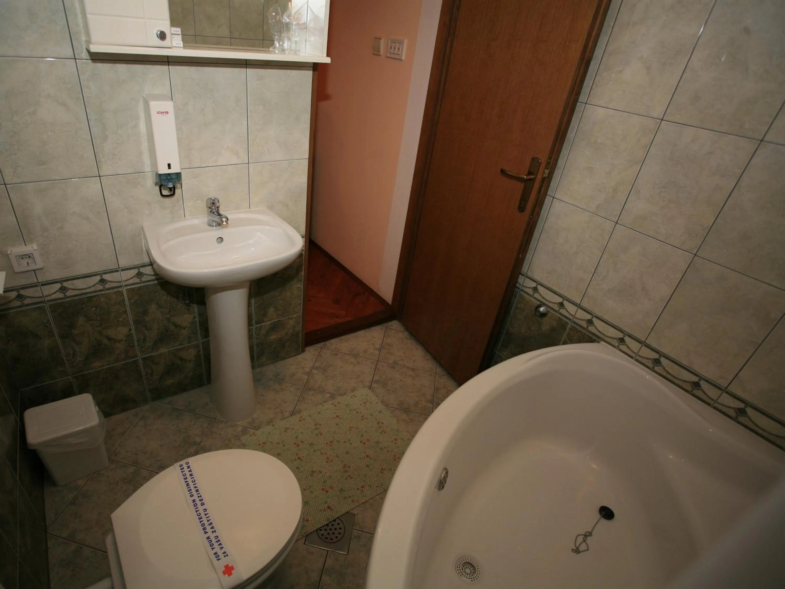 Bathroom in Apartments Vrata Baranje