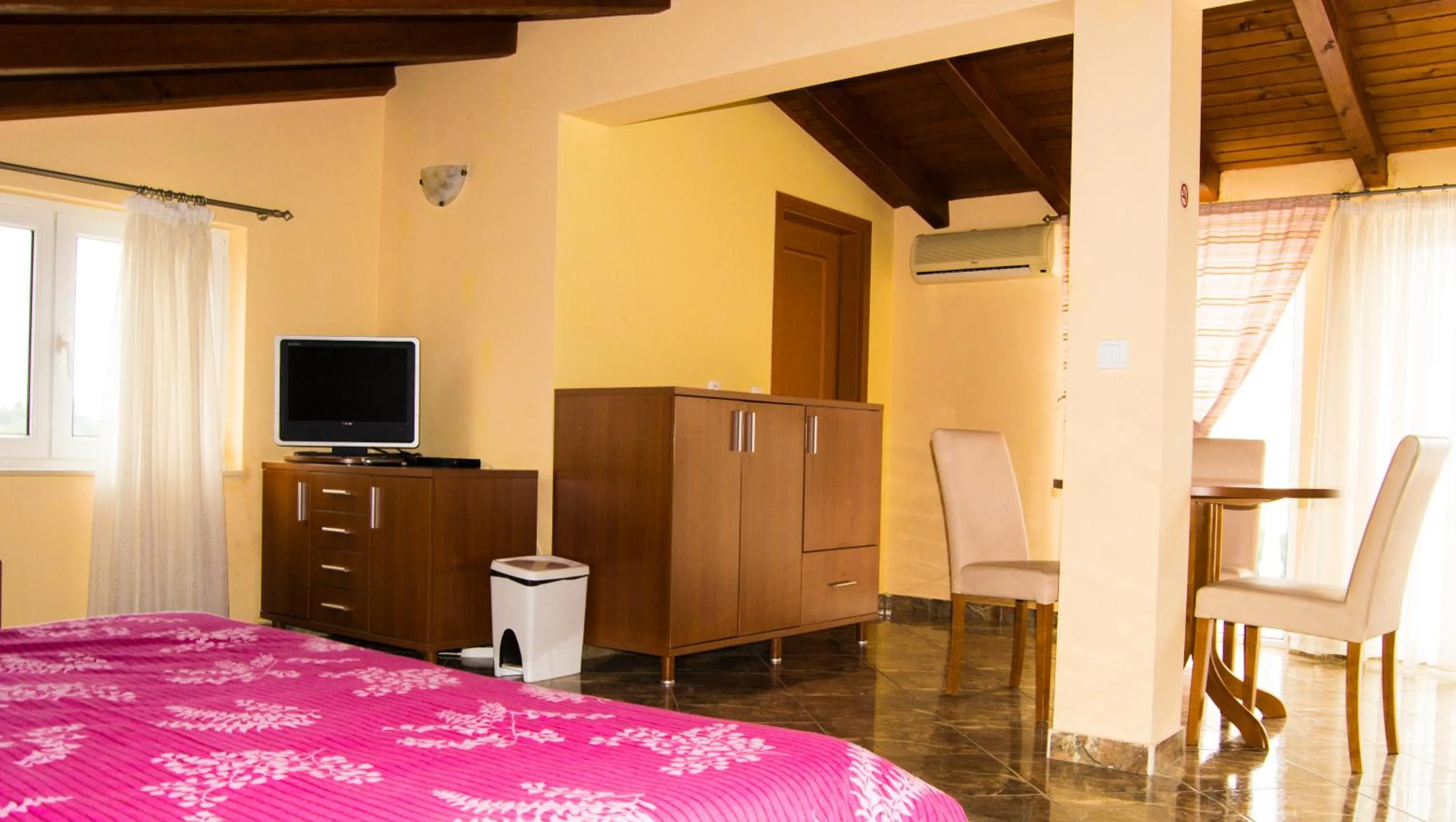 Seating area, Bed in Apartments Barisic Hrvatskih Žrtava 404 Seget Vranjica