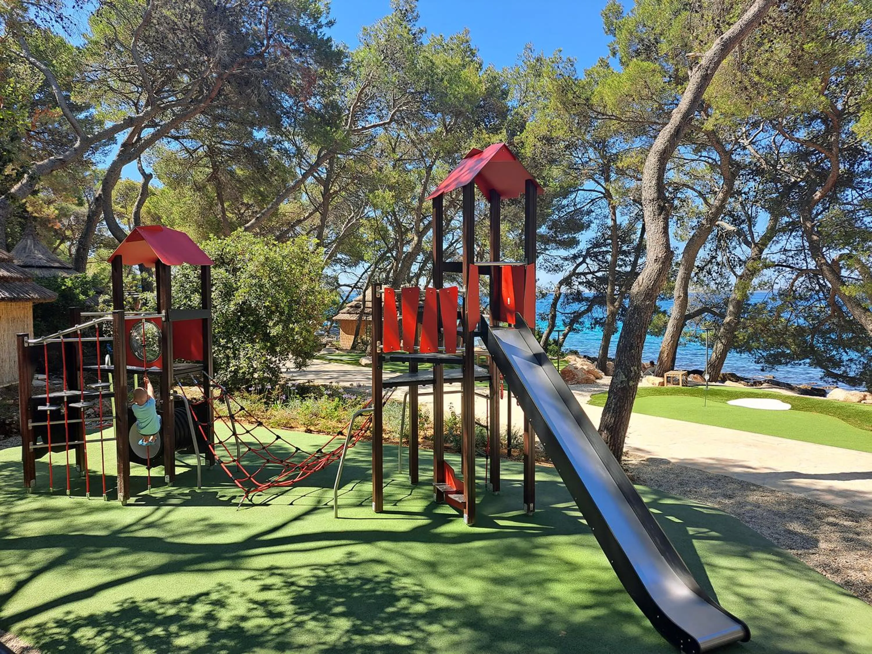 Children play ground in Pine Beach Pakostane - All Inclusive light