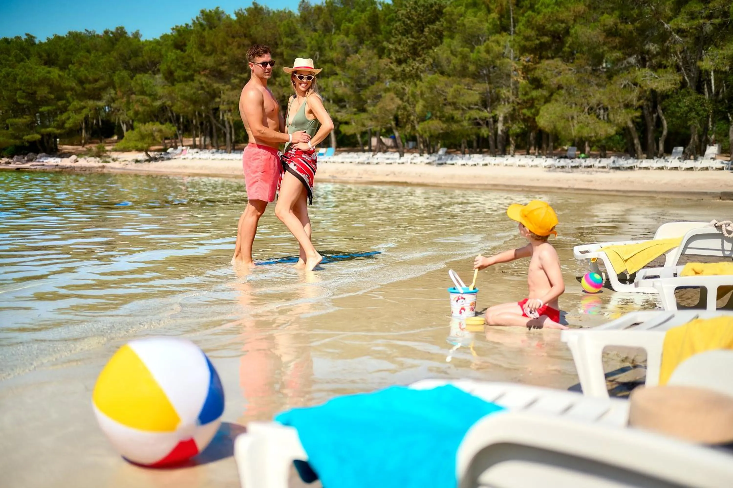 People in Pine Beach Pakostane - All Inclusive light