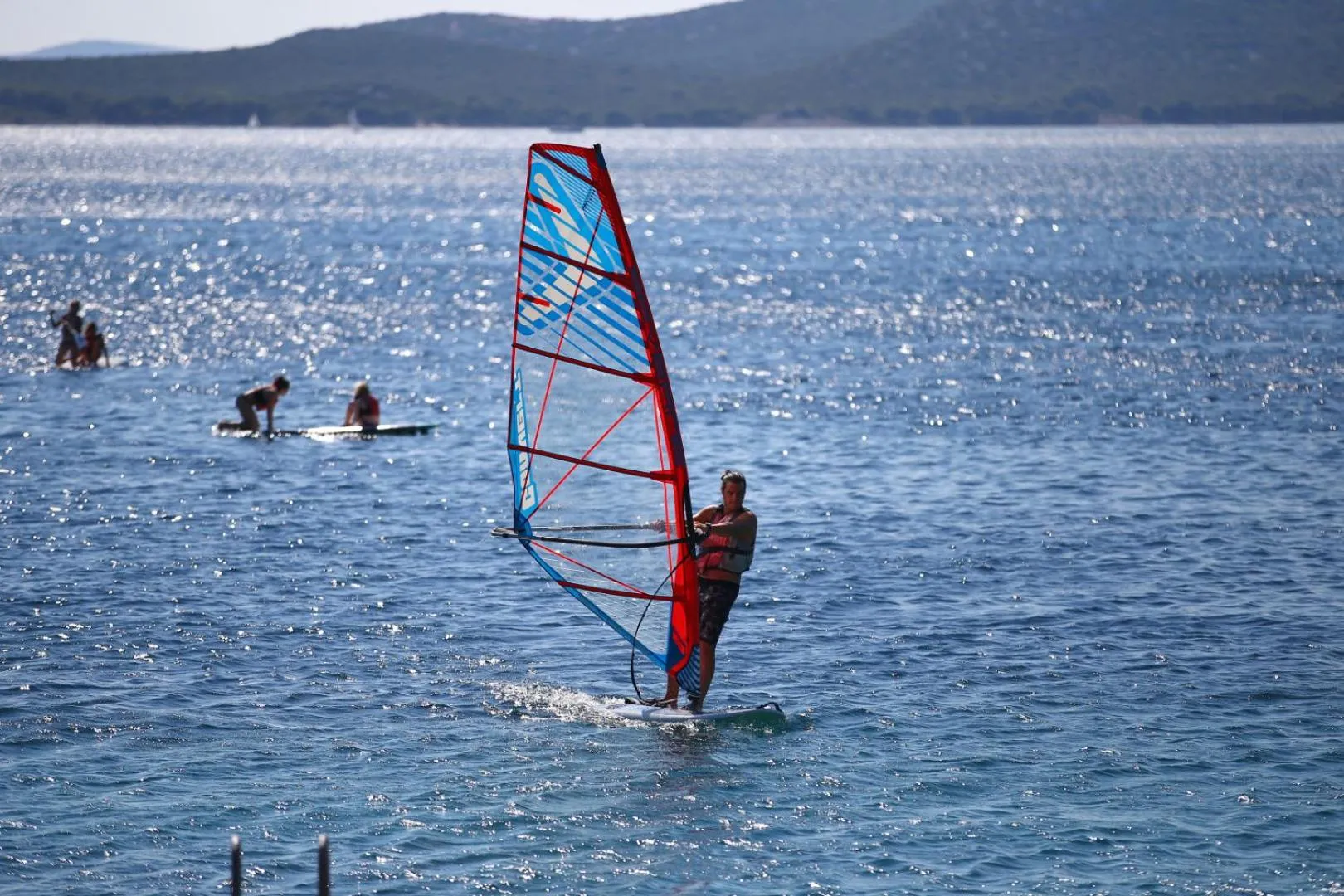Windsurfing in Pine Beach Pakostane - All Inclusive light