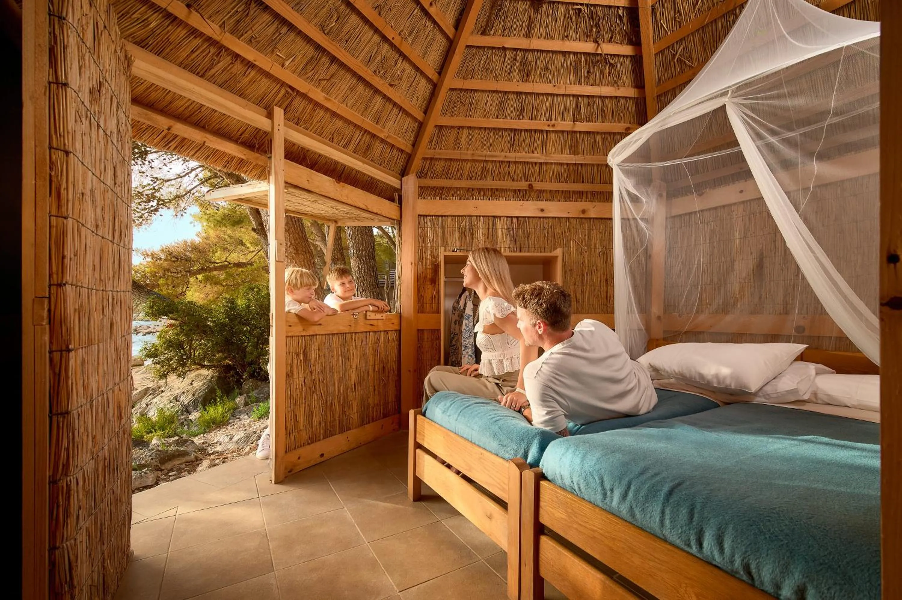 Bed in Pine Beach Pakostane - All Inclusive light