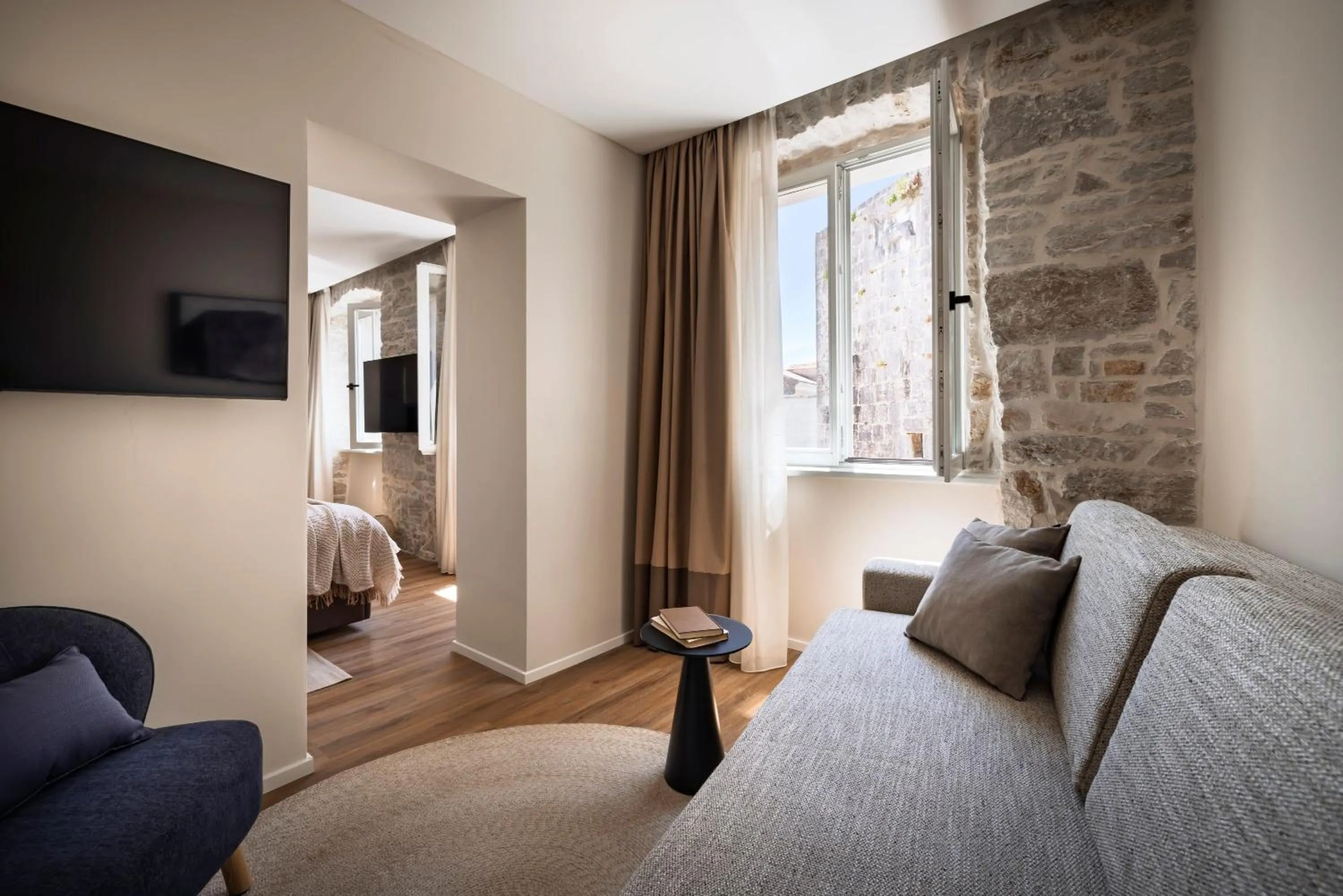 Seating area, Bed in Valamar Riviera Hotel & Residence