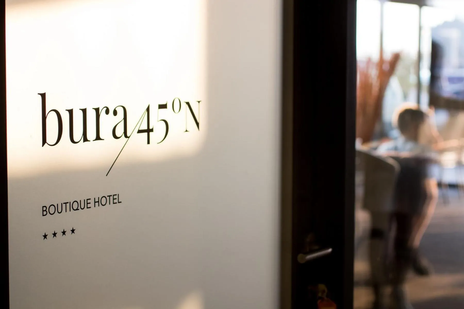 Logo/Certificate/Sign in Boutique Hotel Bura 45N