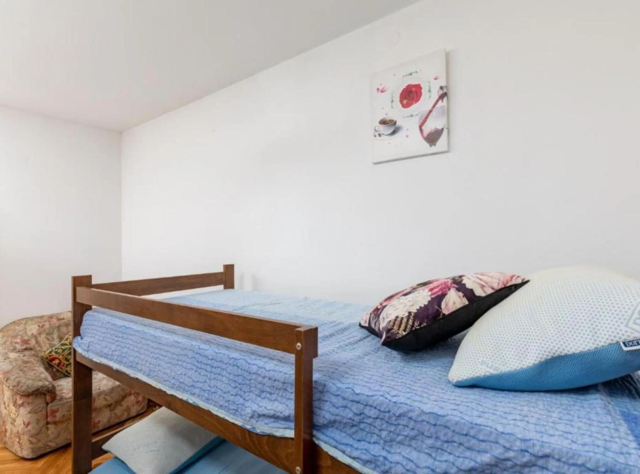 Bedroom, Bed in Villa Valjalo