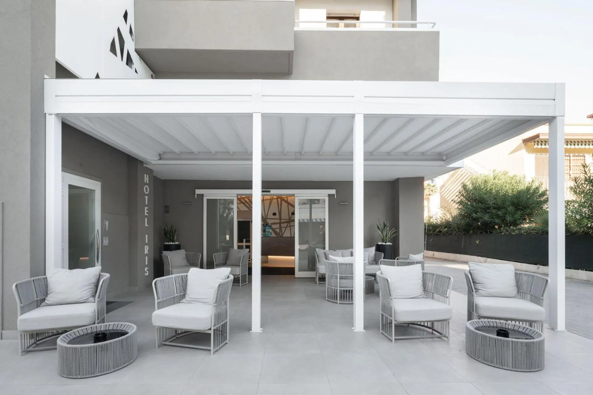 Patio in Hotel Iris Jesolo