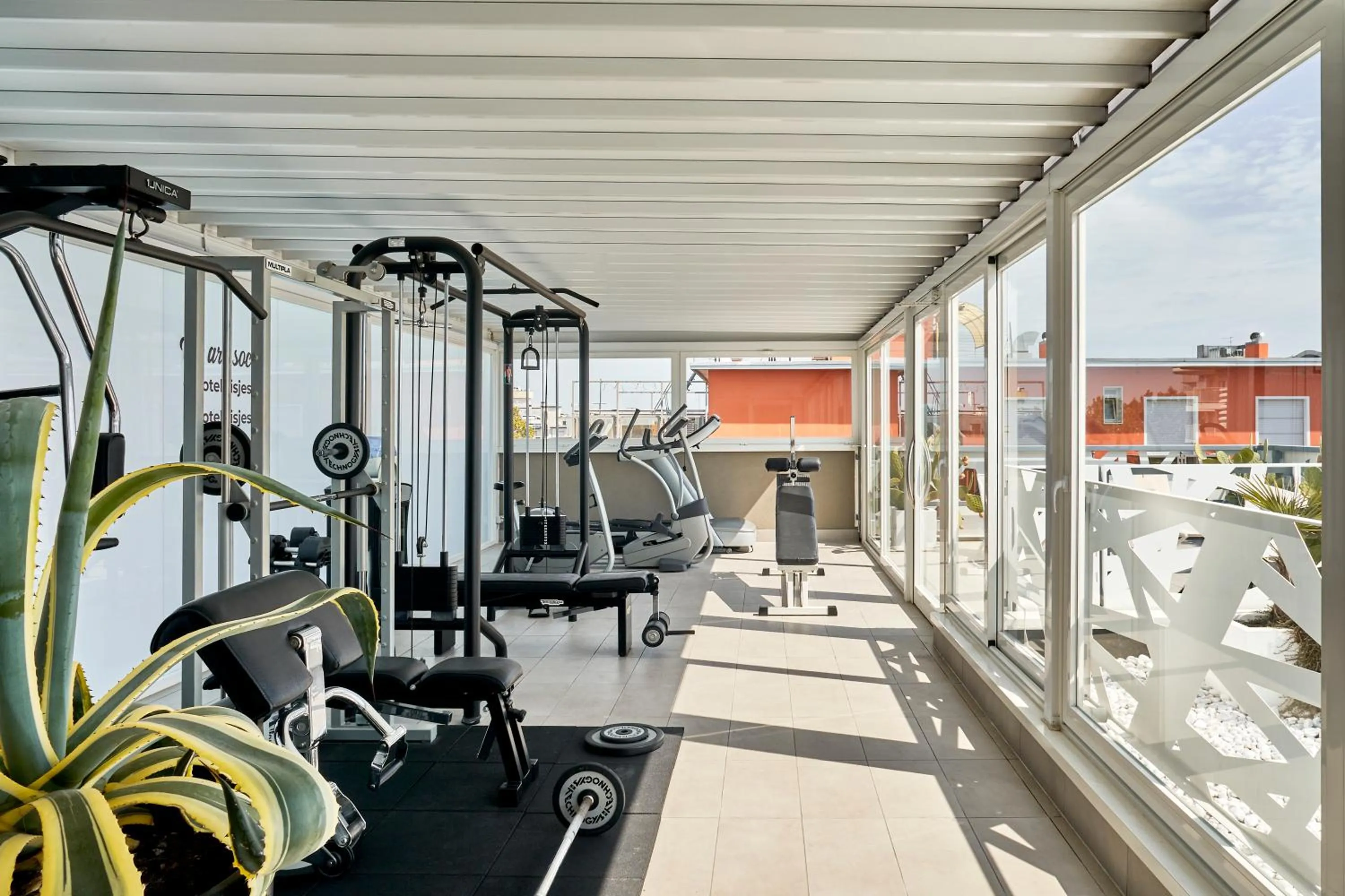 Fitness centre/facilities in Hotel Iris Jesolo
