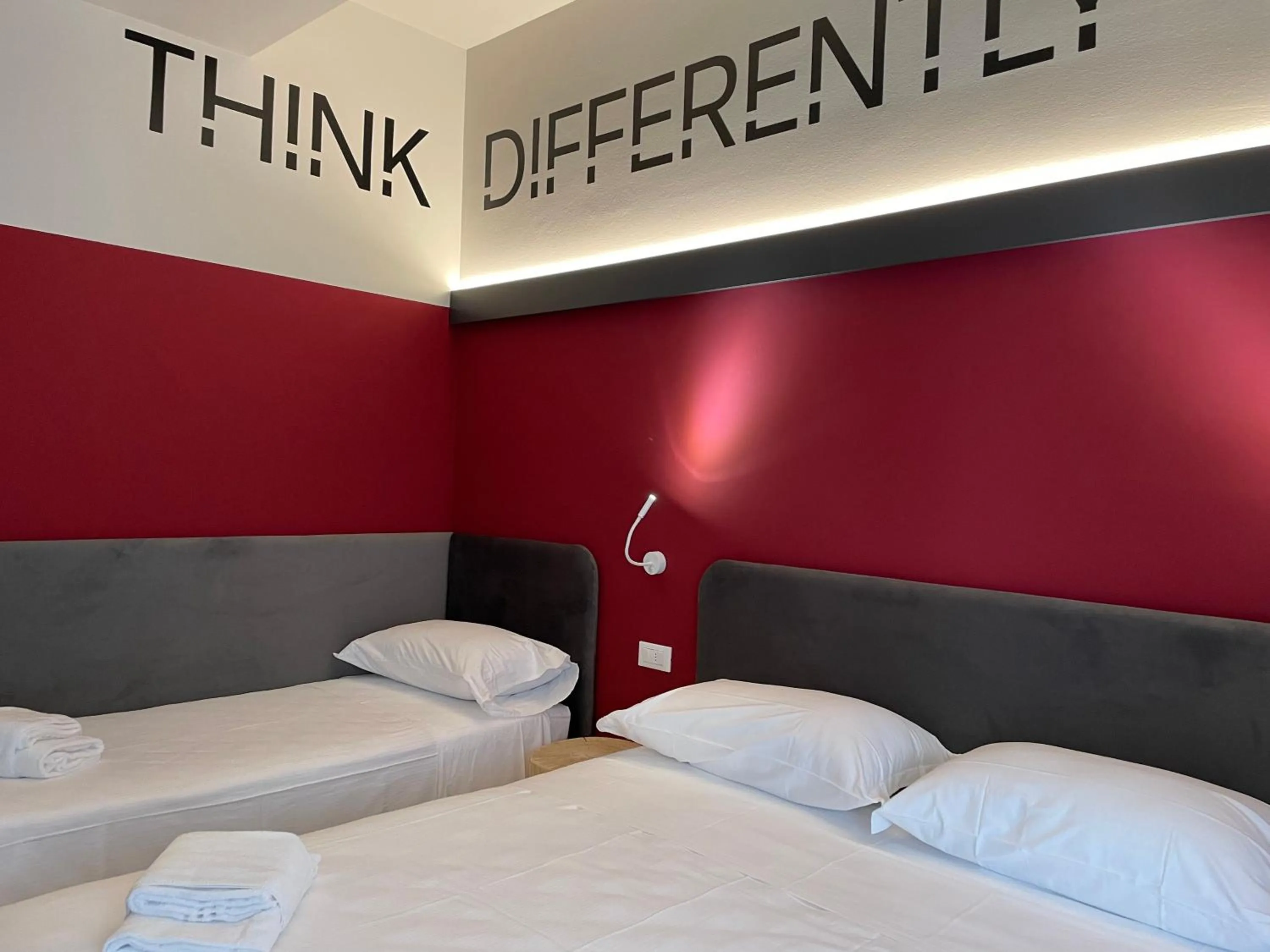 Bed in Hotel Iris Jesolo
