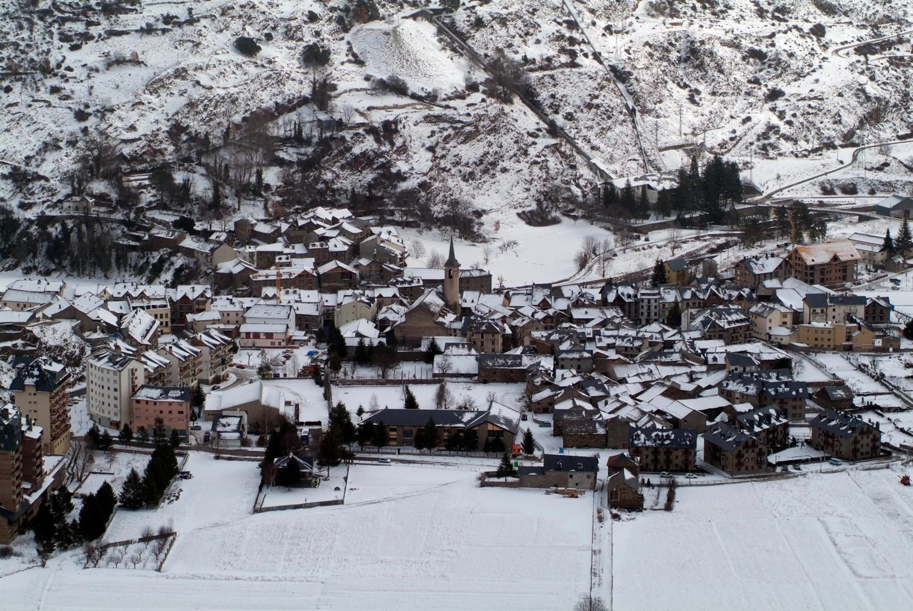 Bird's eye view in Hotel Vall d´Aneu